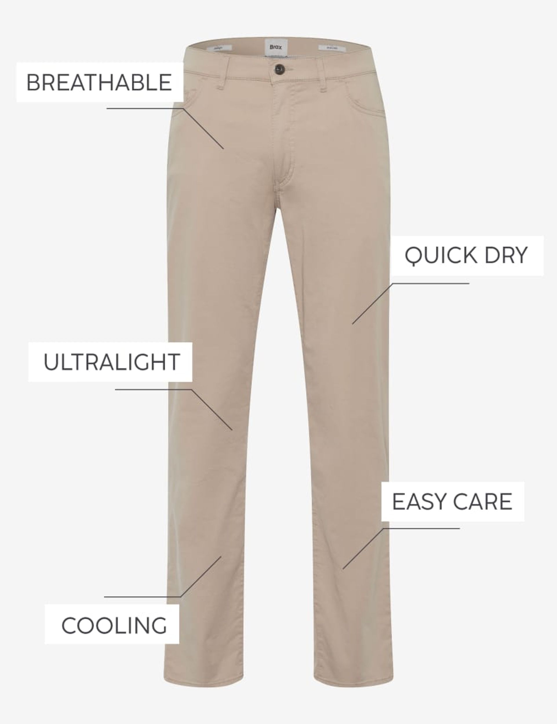 Brax |  Brax Hose "Cadiz" | 42/36 | caramel