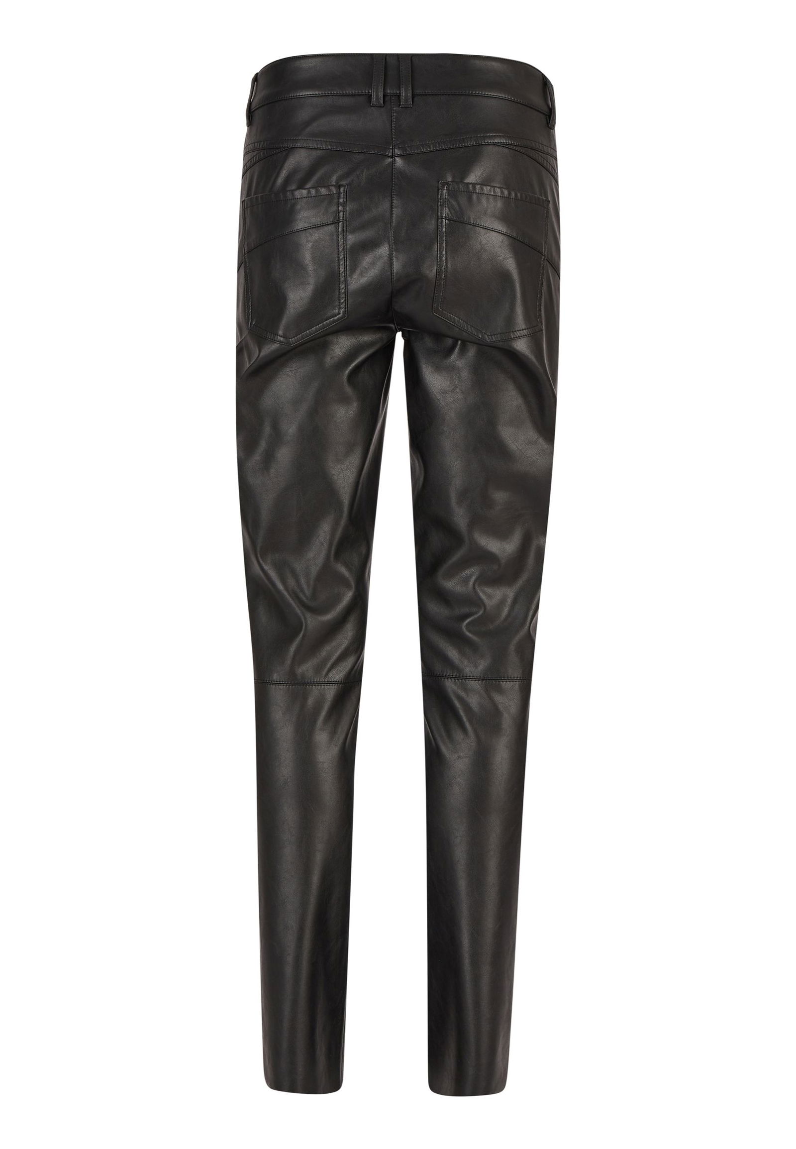 Marc Aurel - Bikerhose aus elastischem Kunstleder
