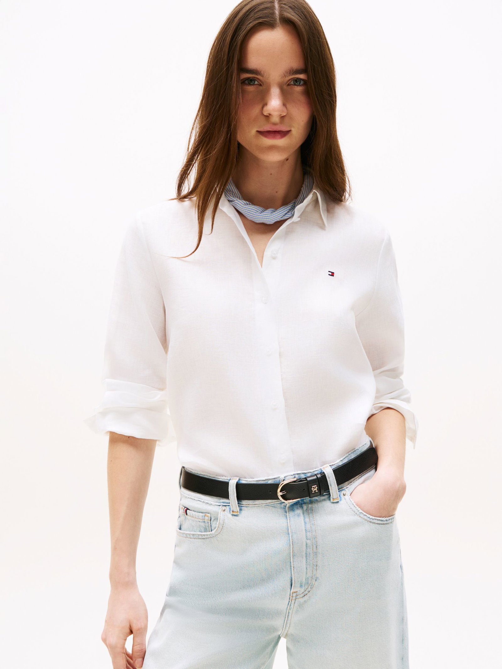 844bc0798ddac6a9d43b2a4636f6c3e7 Tommy Hilfiger | Tommy Hilfiger Druckbluse | 42 | th optic white