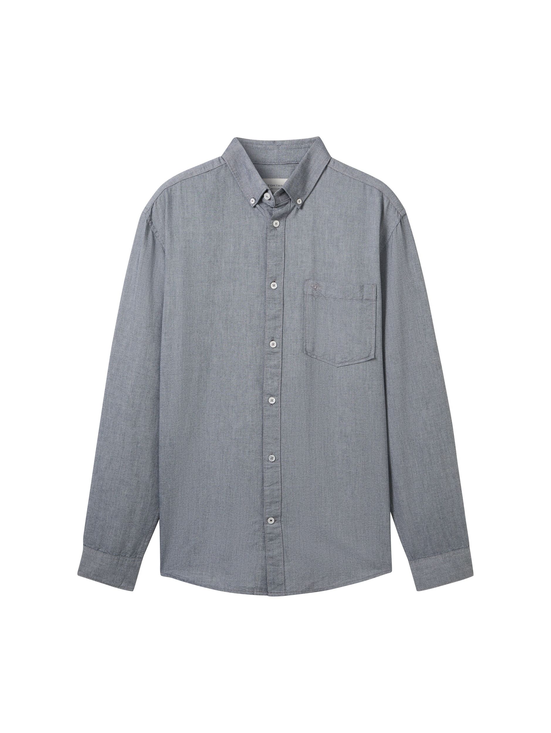 Tom Tailor |  Tom Tailor Hemd Regular Fit  | L | navy chambray