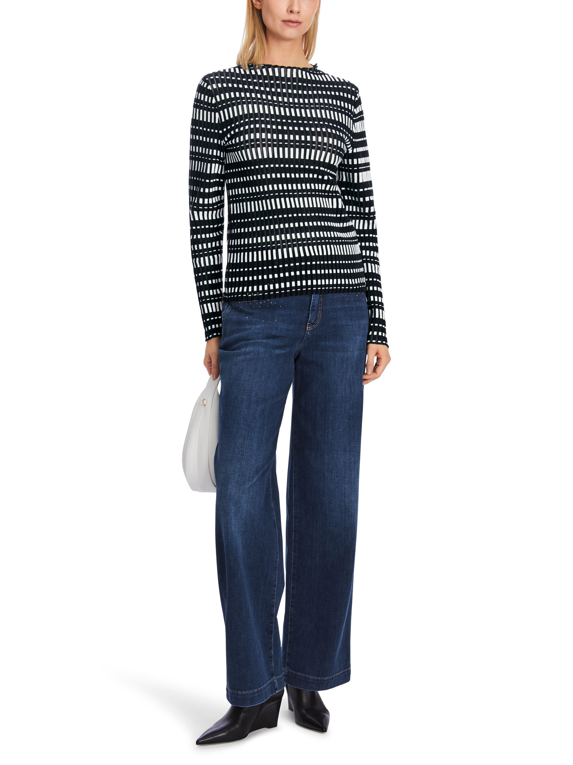 Marc Cain Collections |  Marc Cain Collections Pullover  | 40 | midnight blue