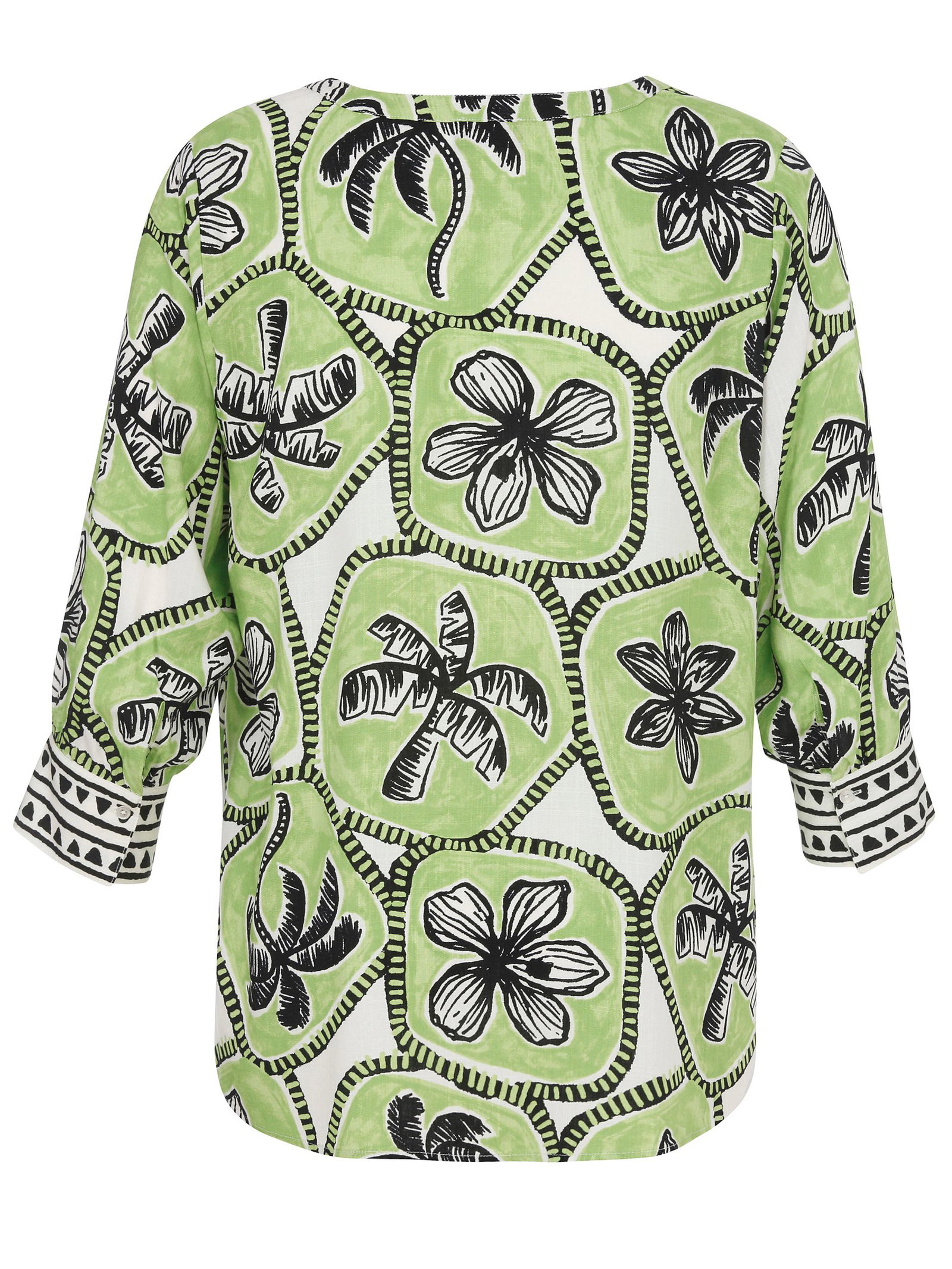 VIA APPIA DUE |  VIA APPIA DUE Druckbluse  | 46 | grün multicolor