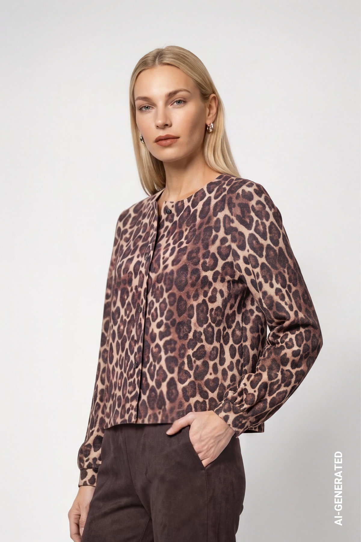 Jacke, hazel gemustert #3