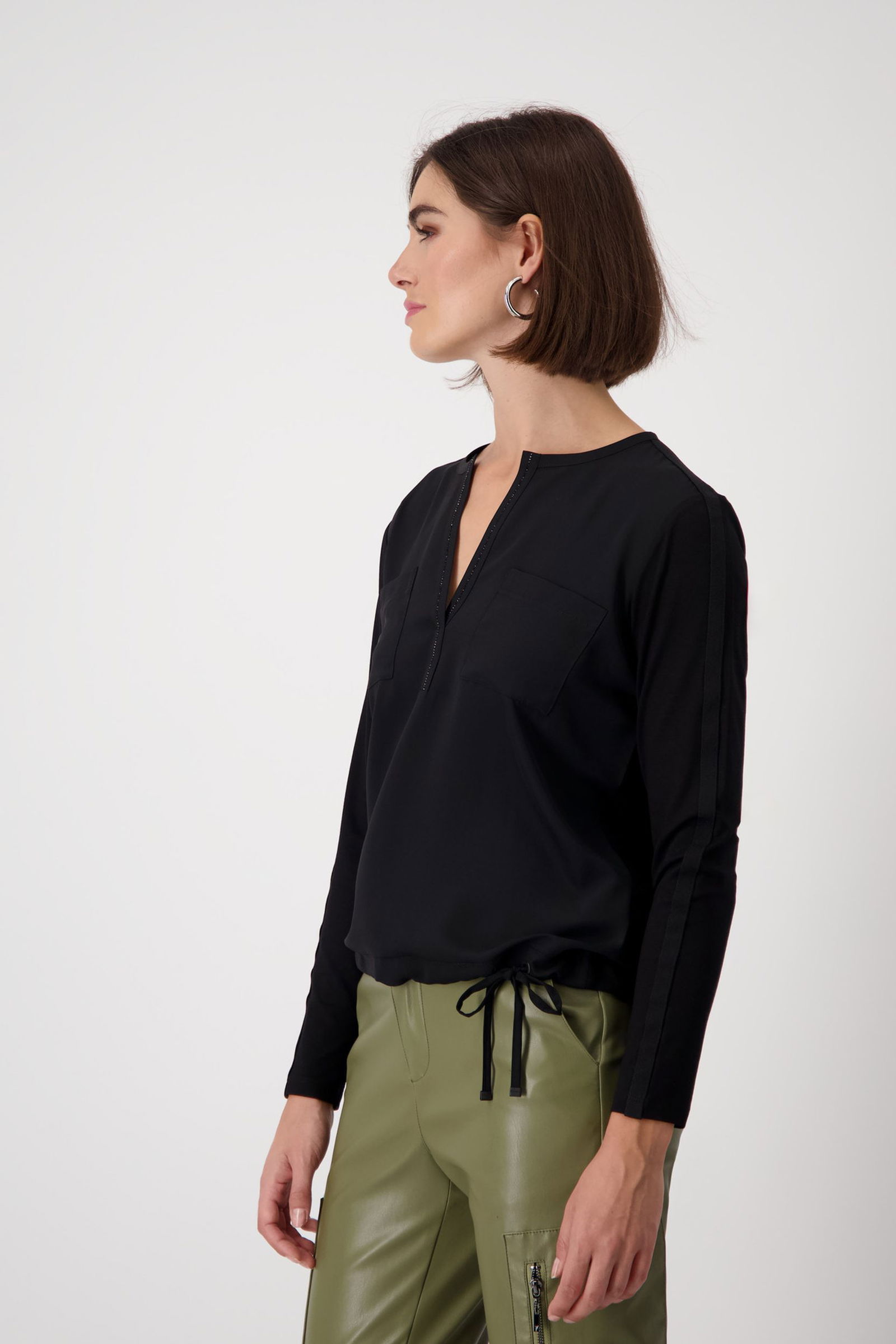 463ef2144b9bc7a37dabcfcb7d9161c7 Monari |  Monari Druckbluse  | 44 | schwarz