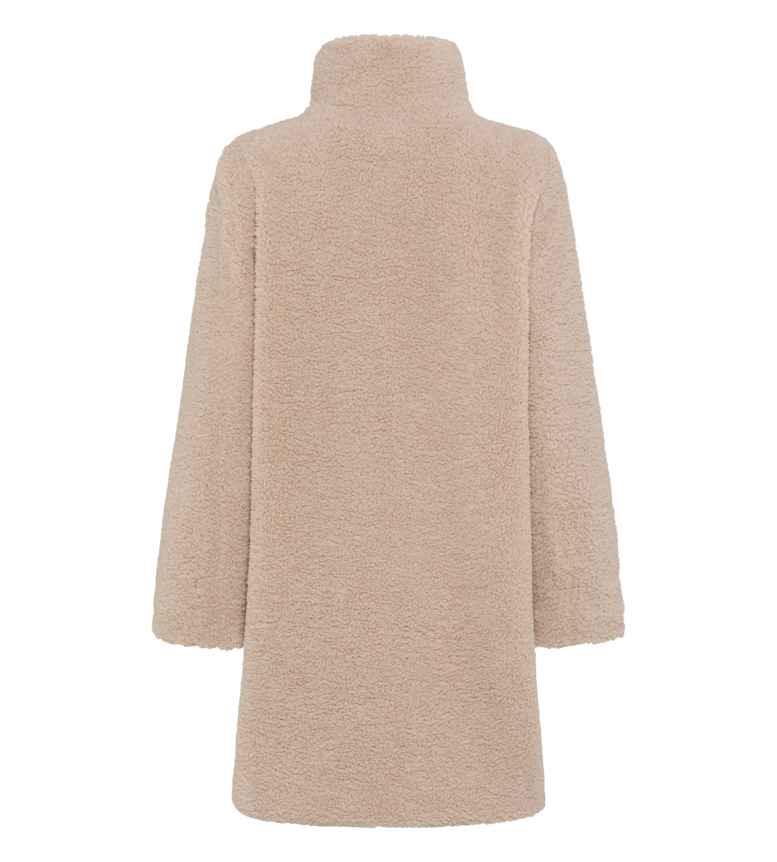 JACKE WEBPELZ, BEIGE/KITT #2