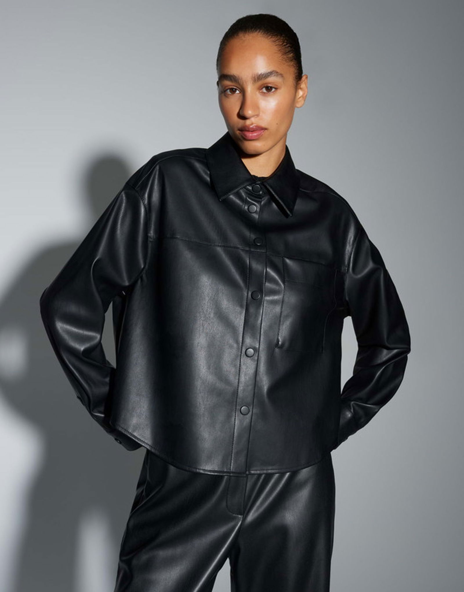 Opus |  Opus Druckbluse  | 42 | Schwarz