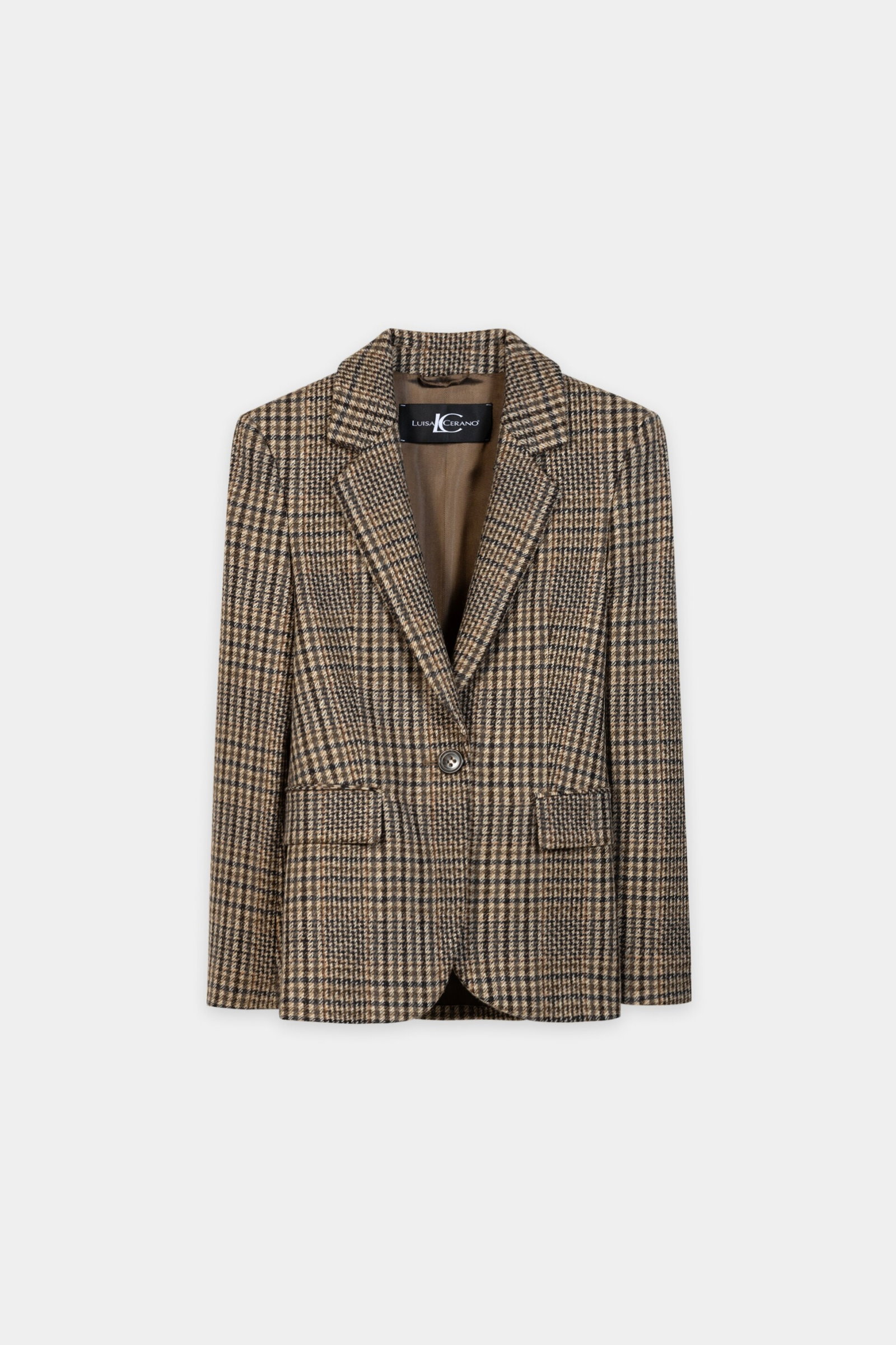Karo-Blazer, the macro brushed check #1