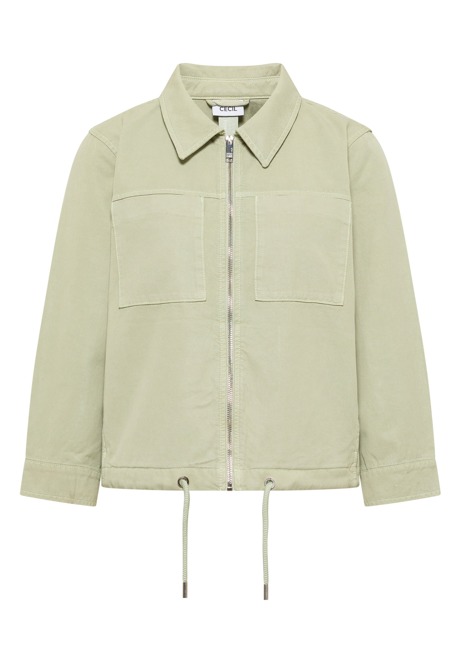 TOS Cotton Twill Jacket, raw matcha lime #1