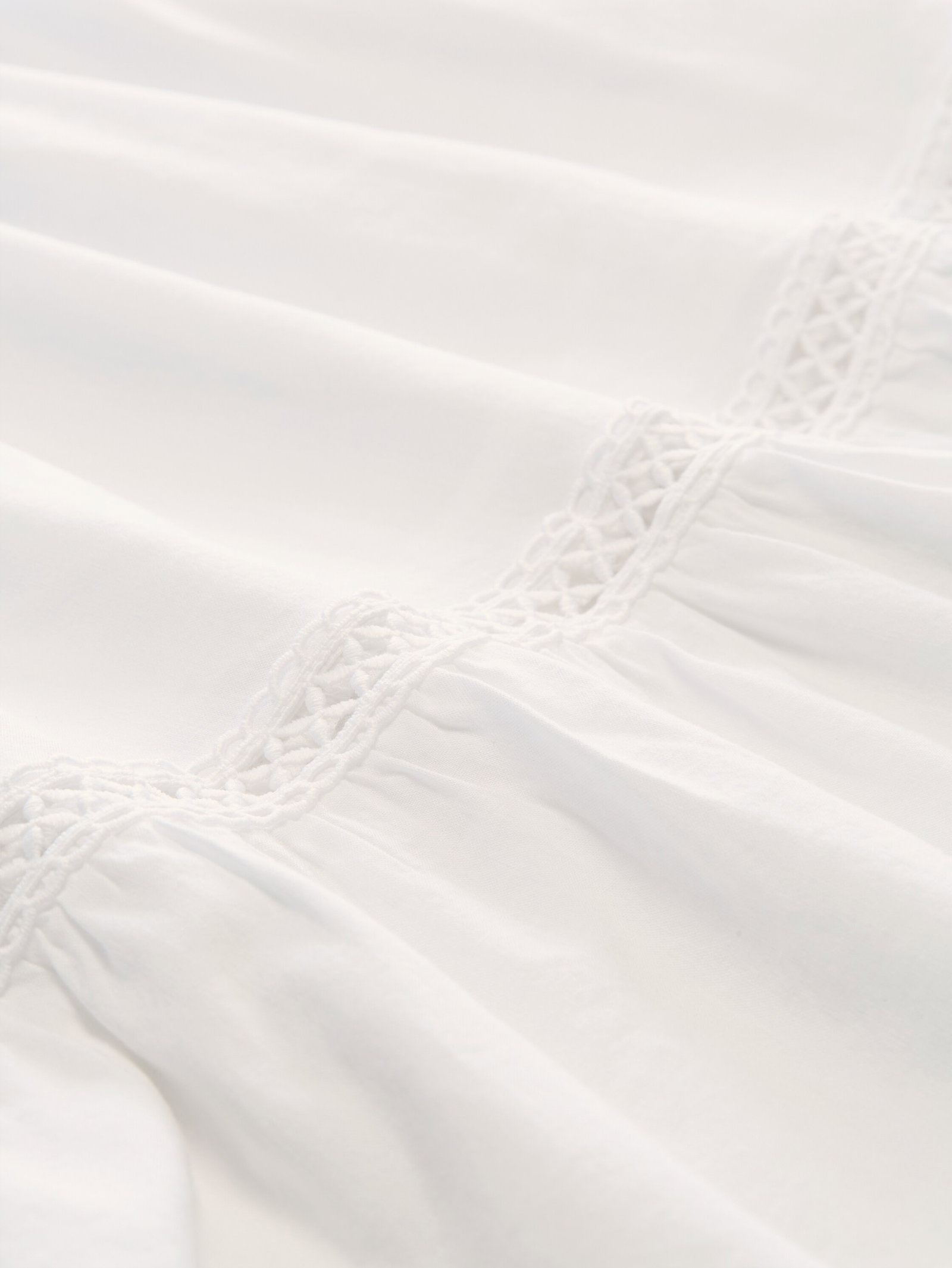 maxi volant skirt, White #3