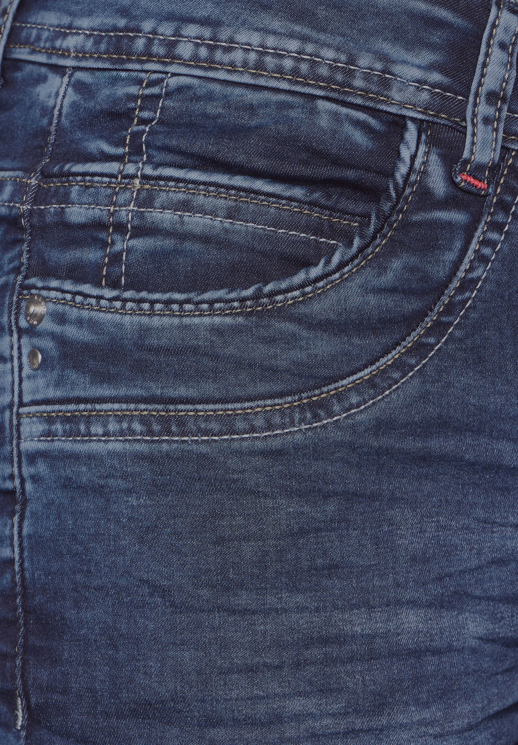 CECIL |  CECIL 7/8-Jeans  | 30/22 | mid blue used wash