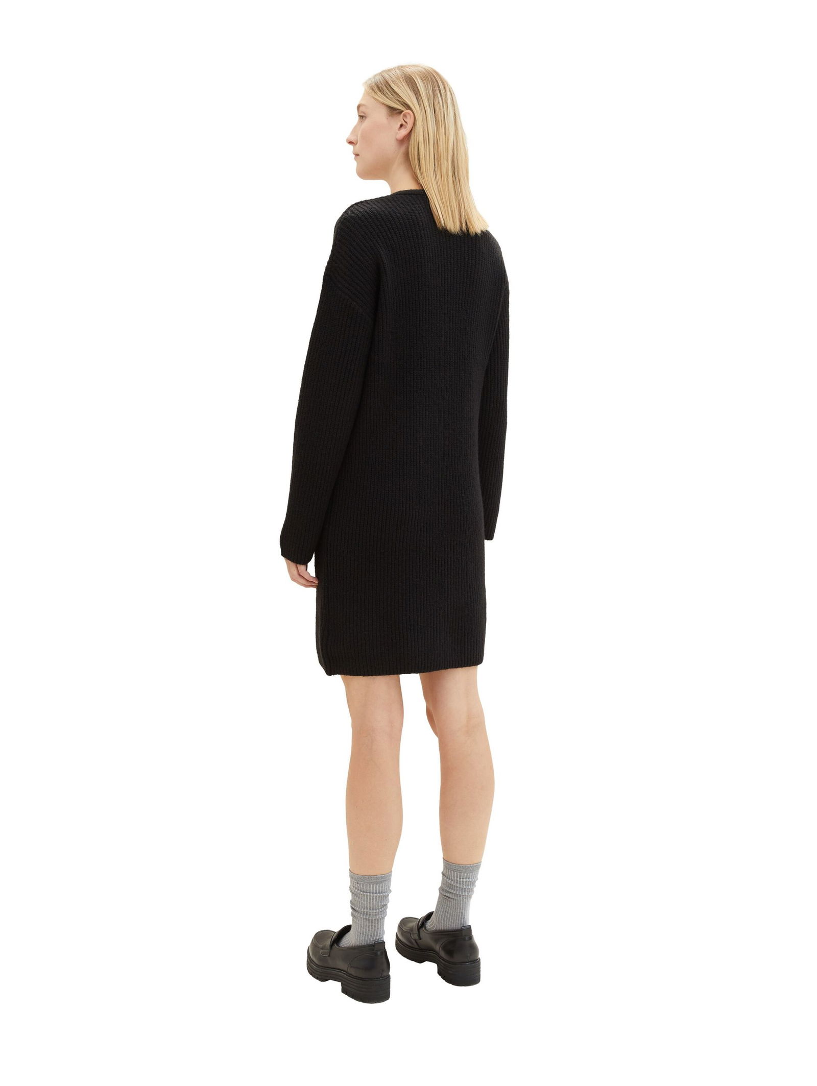 Kleid mit Ripp-Struktur