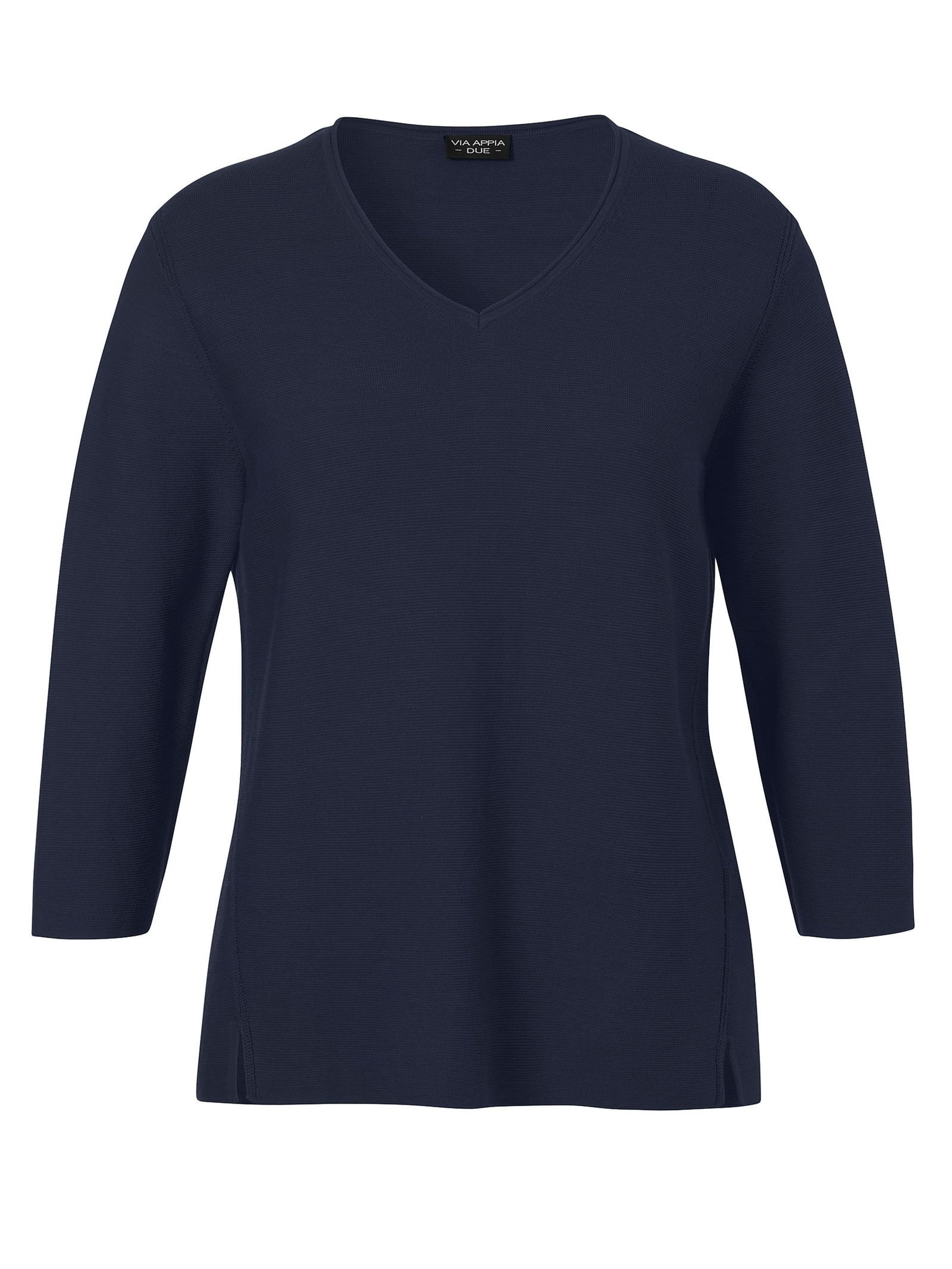  |  Pullover V-Ausschnitt 3/4 Arm | 54 | marine