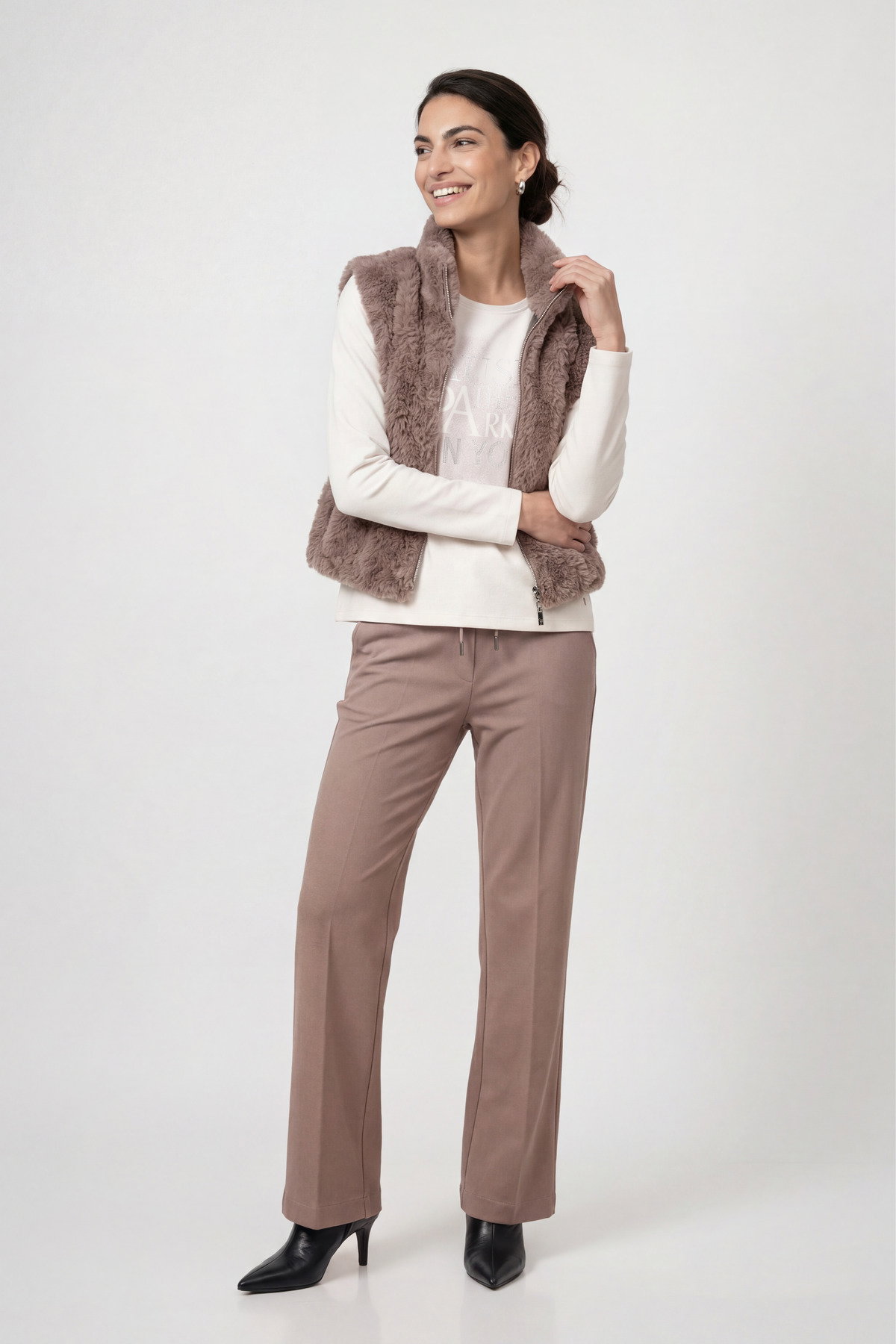 Weste, taupe #6