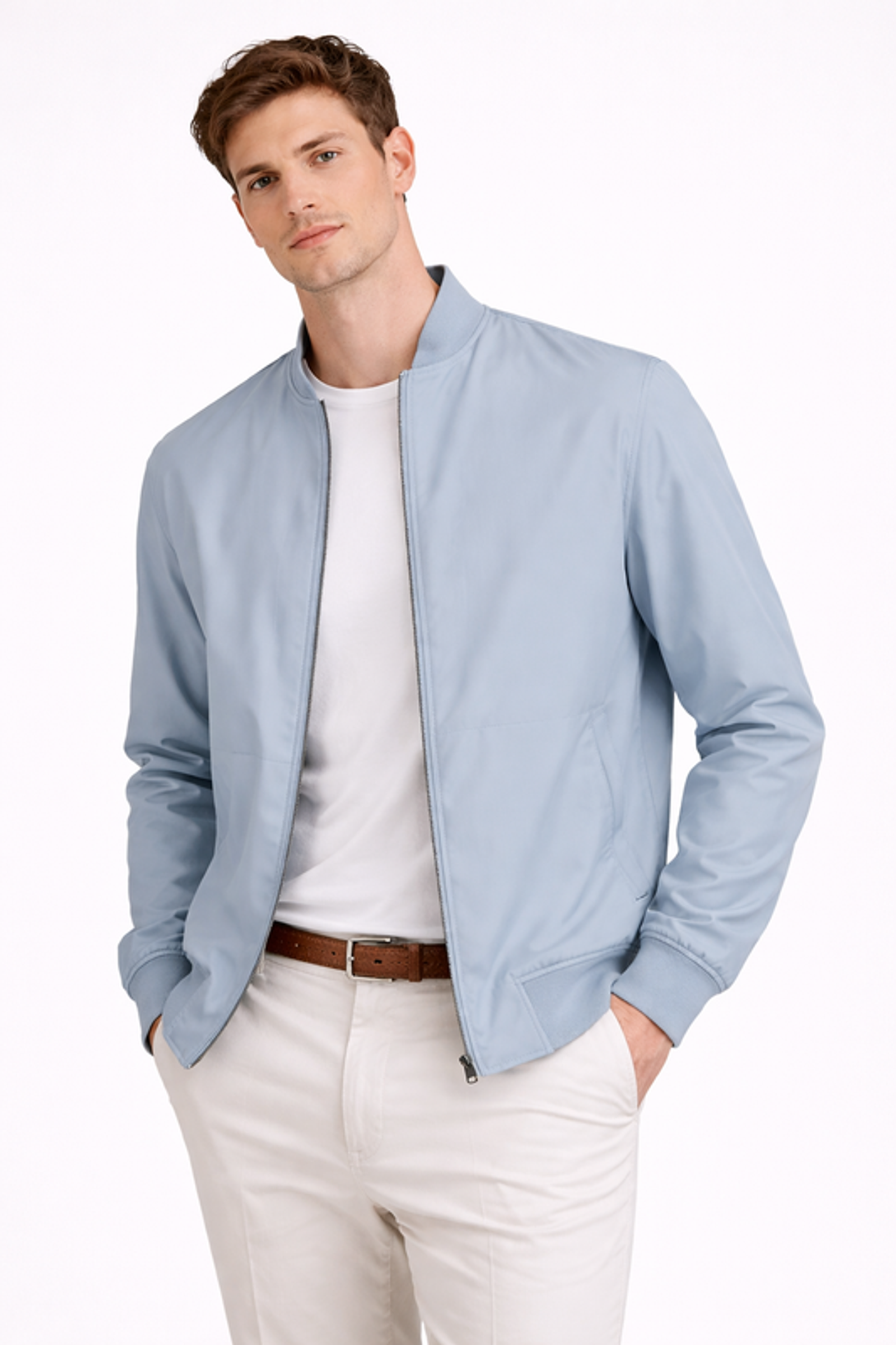 812b812289f1b7c1aae40ac9ddf29ef8 Boss Orange | Boss Orange Blouson | 50 | Light/Pastel Blue