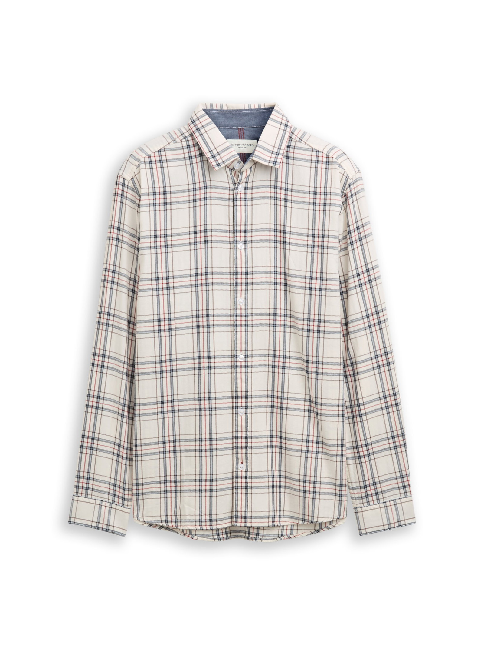 white multicolor check