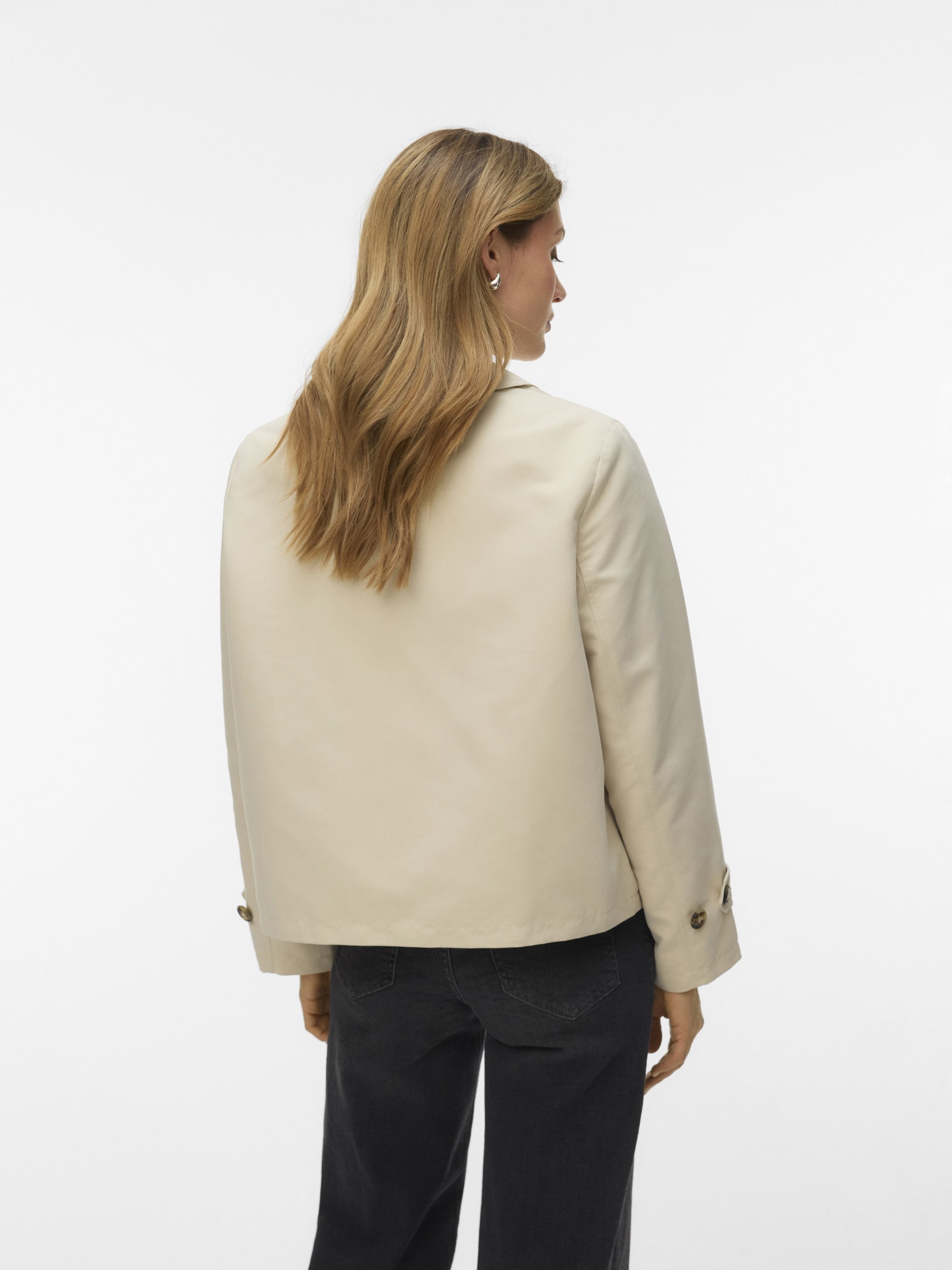 VMCHLOEMIA SHORT TRENCHCOAT NOOS, Oatmeal #2