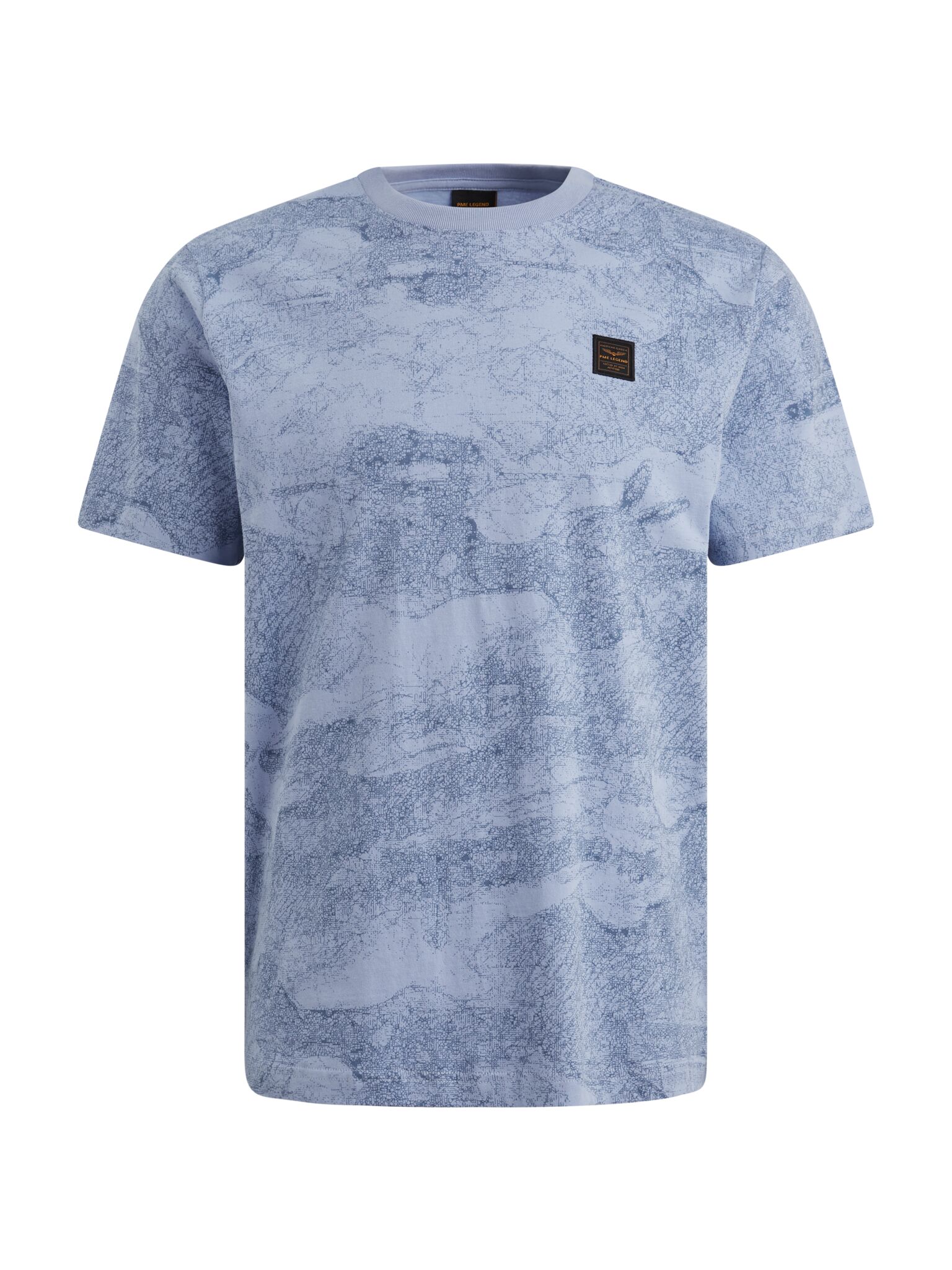 Short sleeve r-neck single jersey, Hydrangea #1
