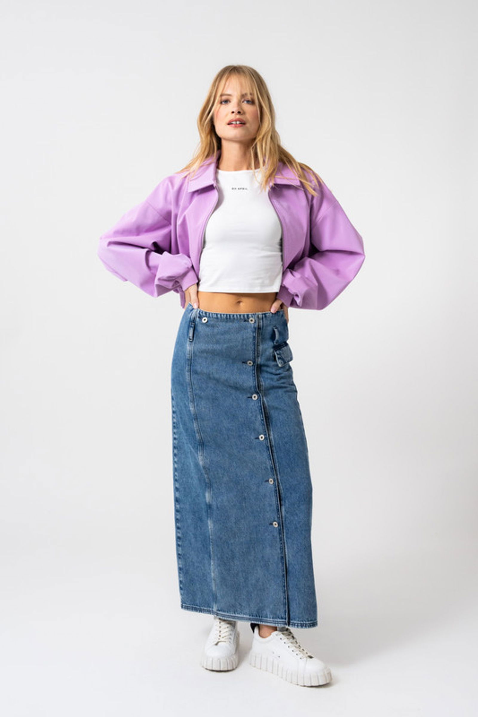 654055adaf82085e9b6f62b7bcf9d608 Oh April |  Oh April Funktionsjacke  | M | lilac