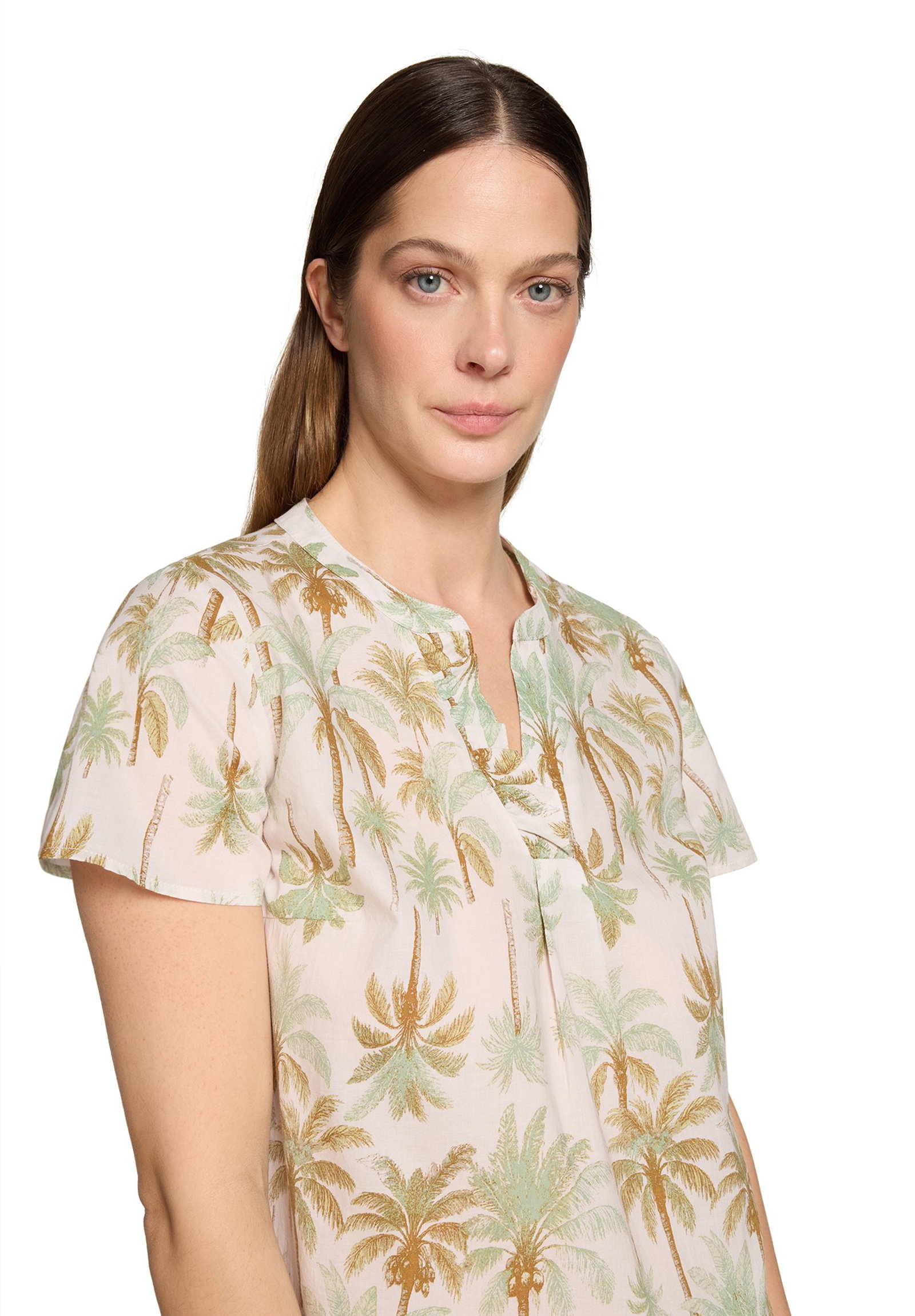 Cartoon |  Cartoon Druckbluse  | 36 | nature/green