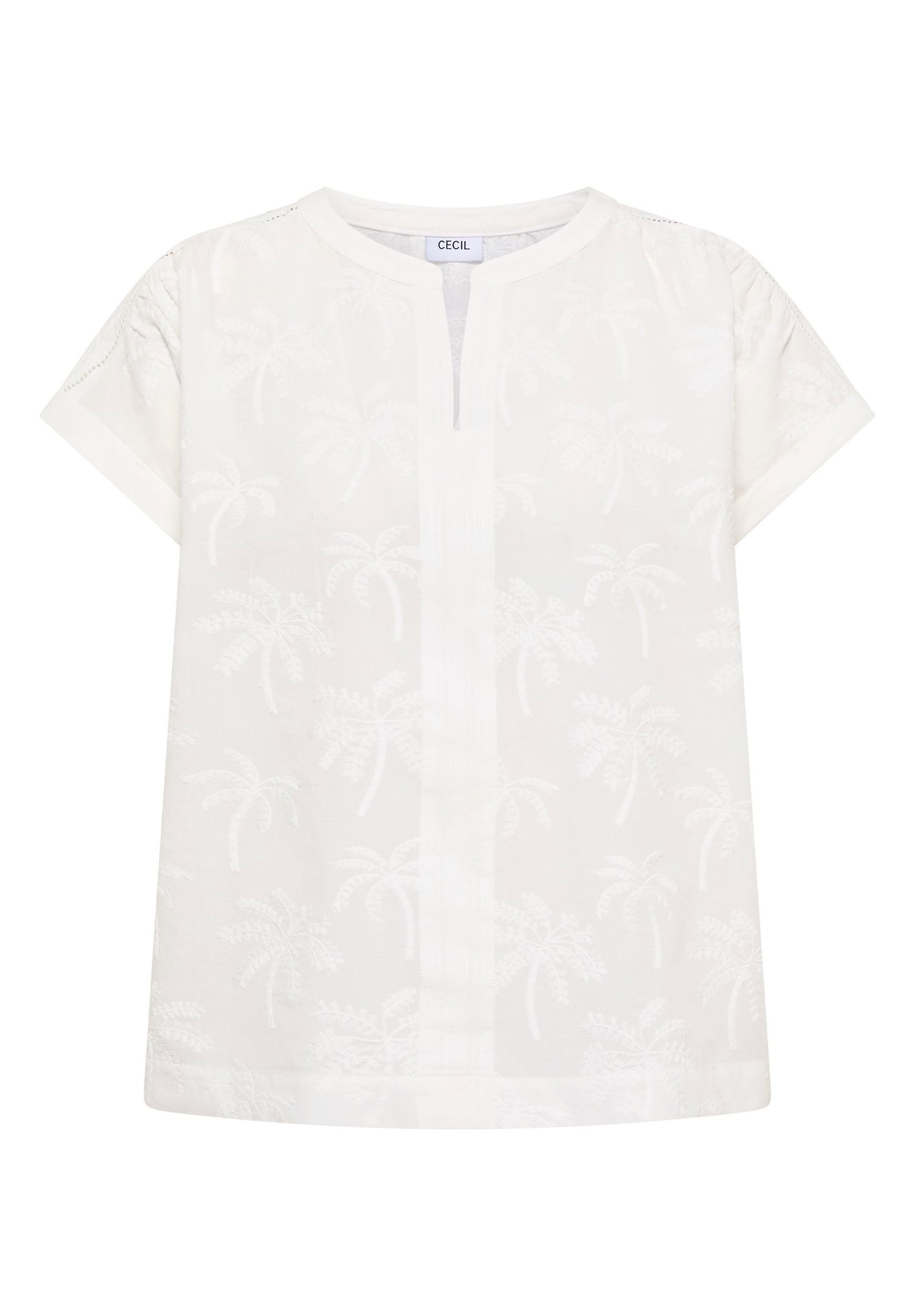 CECIL |  CECIL Druckbluse  | S | vanilla white