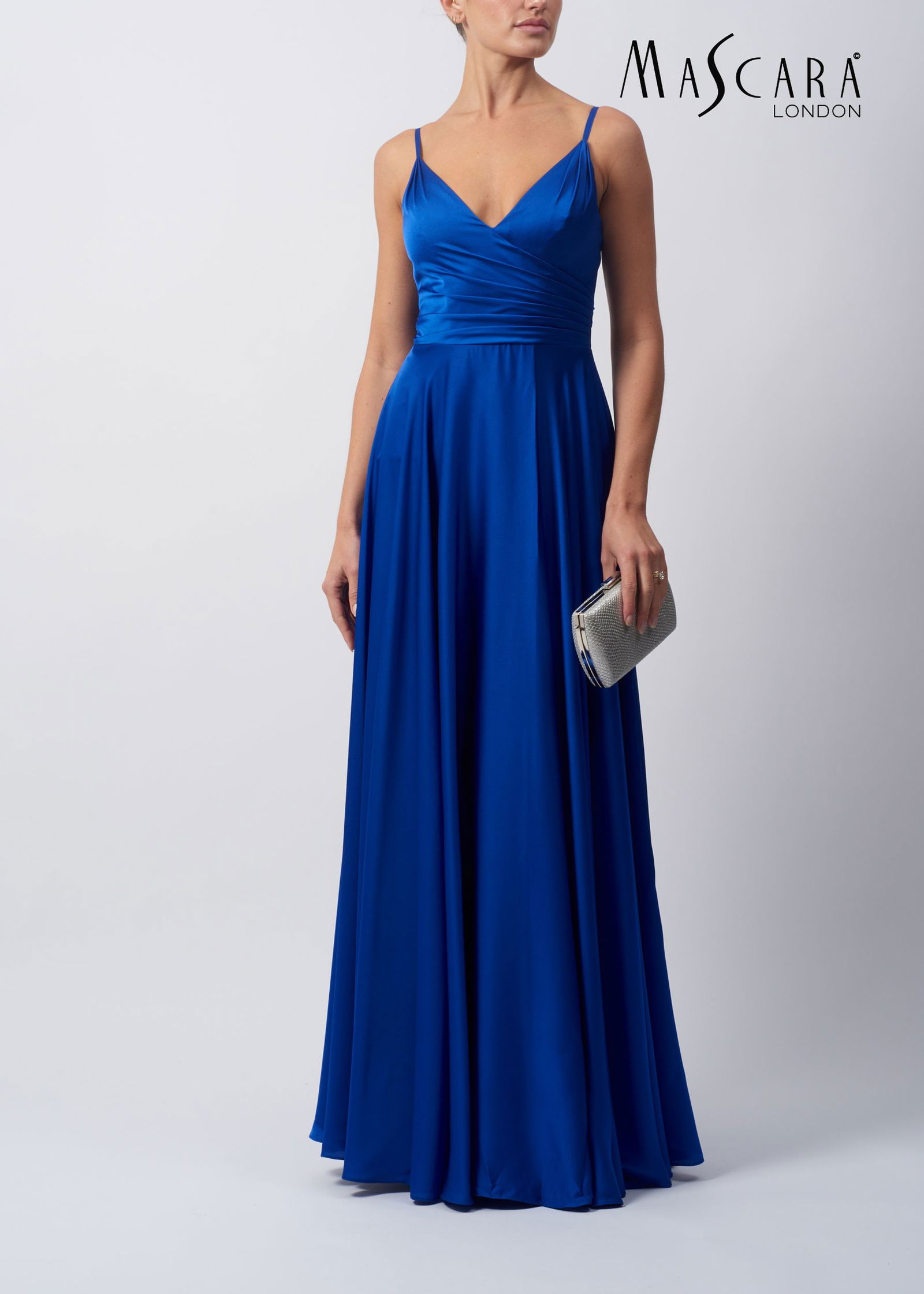 Mascara London |  Mascara London Langes Kleid  | 42 | blau
