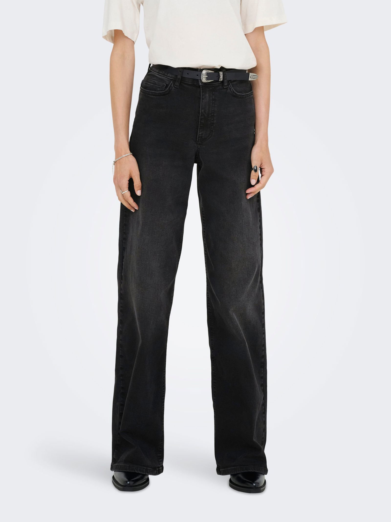 64e119464a6b1aa078ef21578e928012 JDY |  JDY Schlaghose  | M/30 | black denim