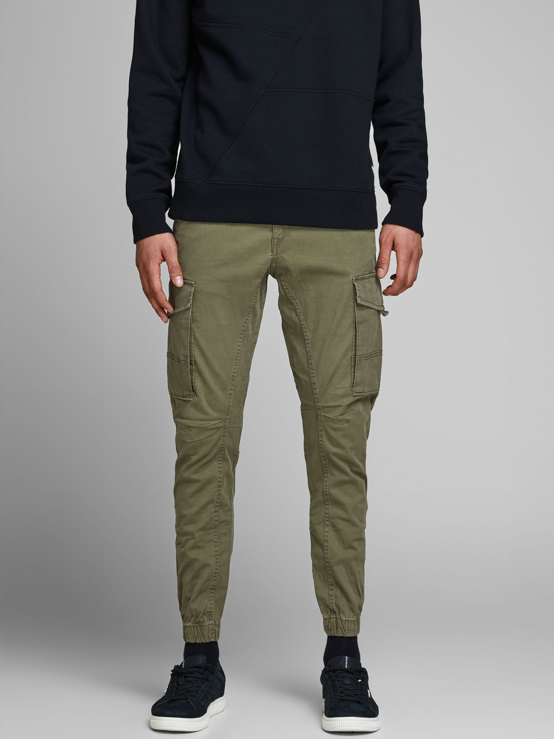 Jack&Jones |  Jack&Jones Tapered Fit Jeans  | 36/32 | olive night