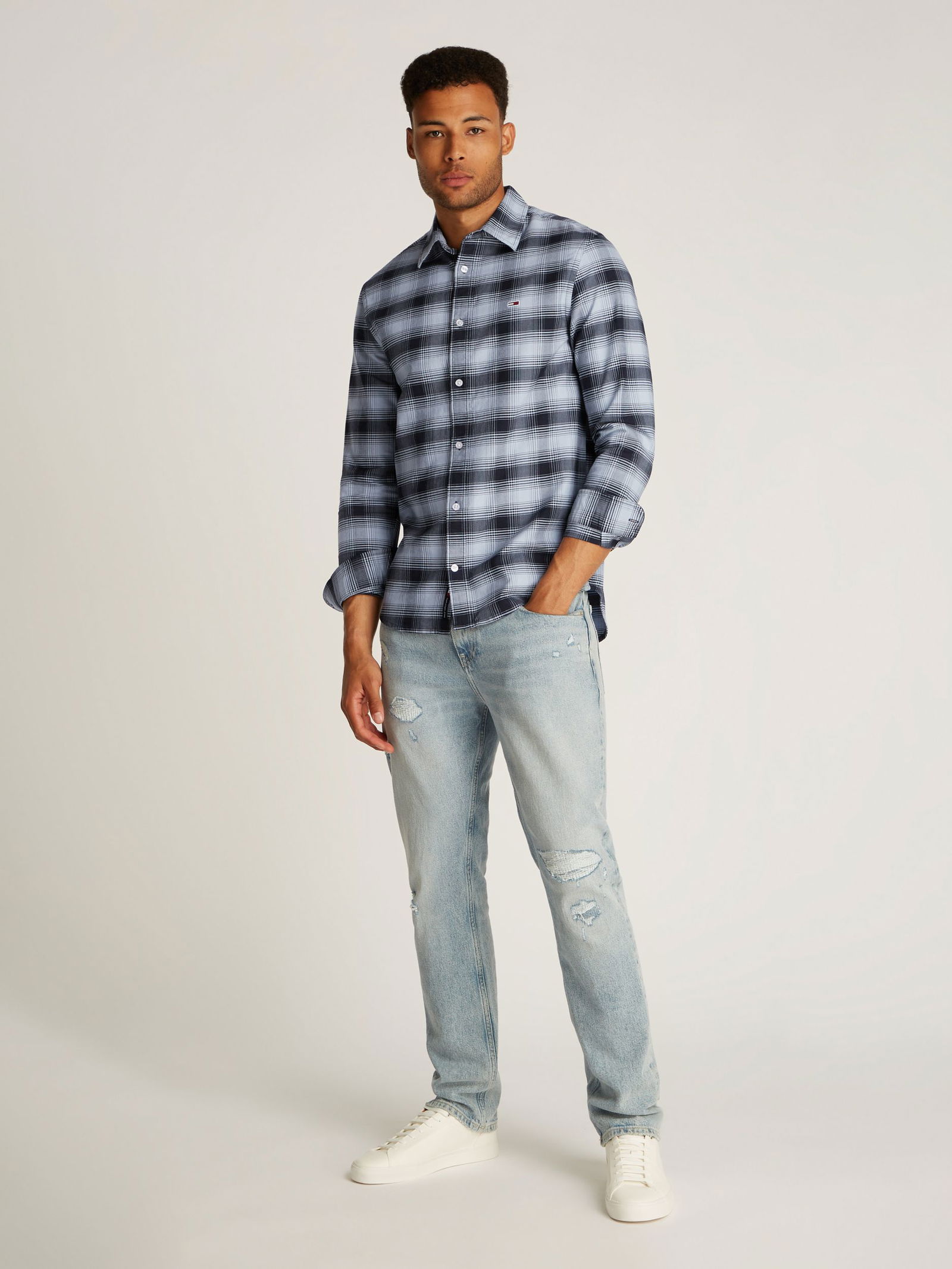  |  TJM CHECK OXFORD SHIRT | XL | C3Q