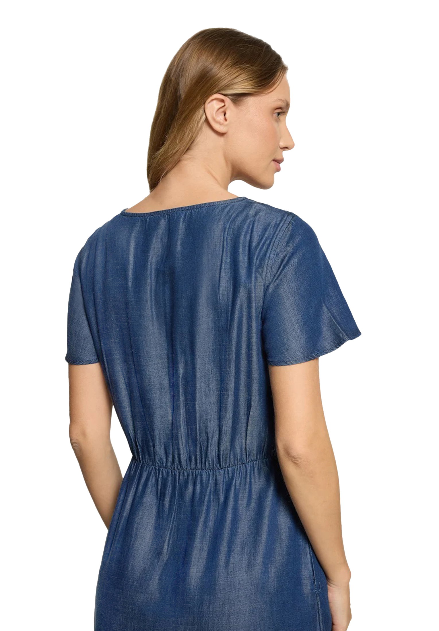 Kleid Kurz 1/2 Arm, Dark Blue Denim #7