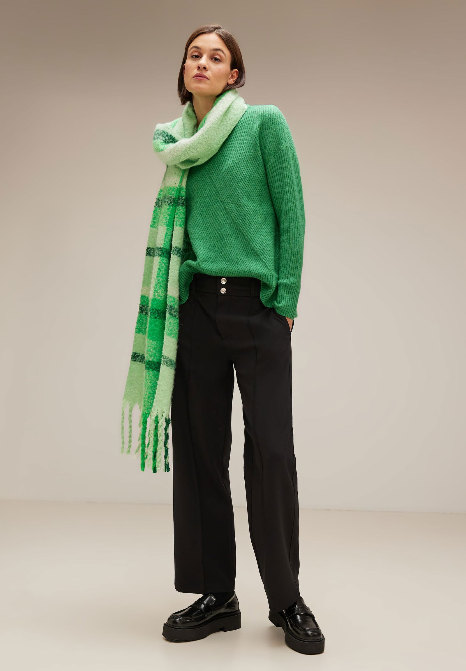 Street One |  Street One Pullover  | 38 | fresh gentle green melange