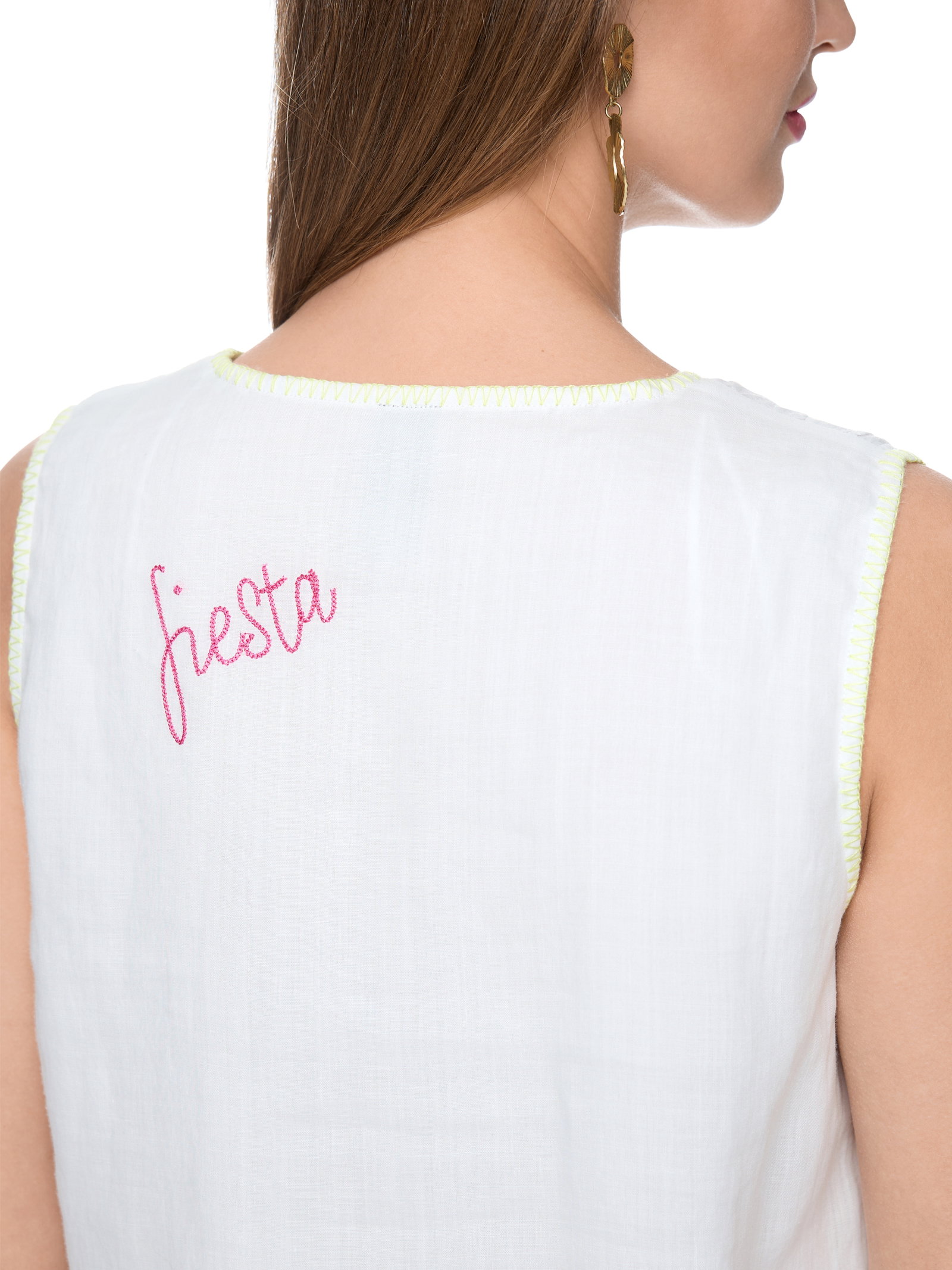 Marc Cain Sports lockeres Top mit Stickereipatches #5
