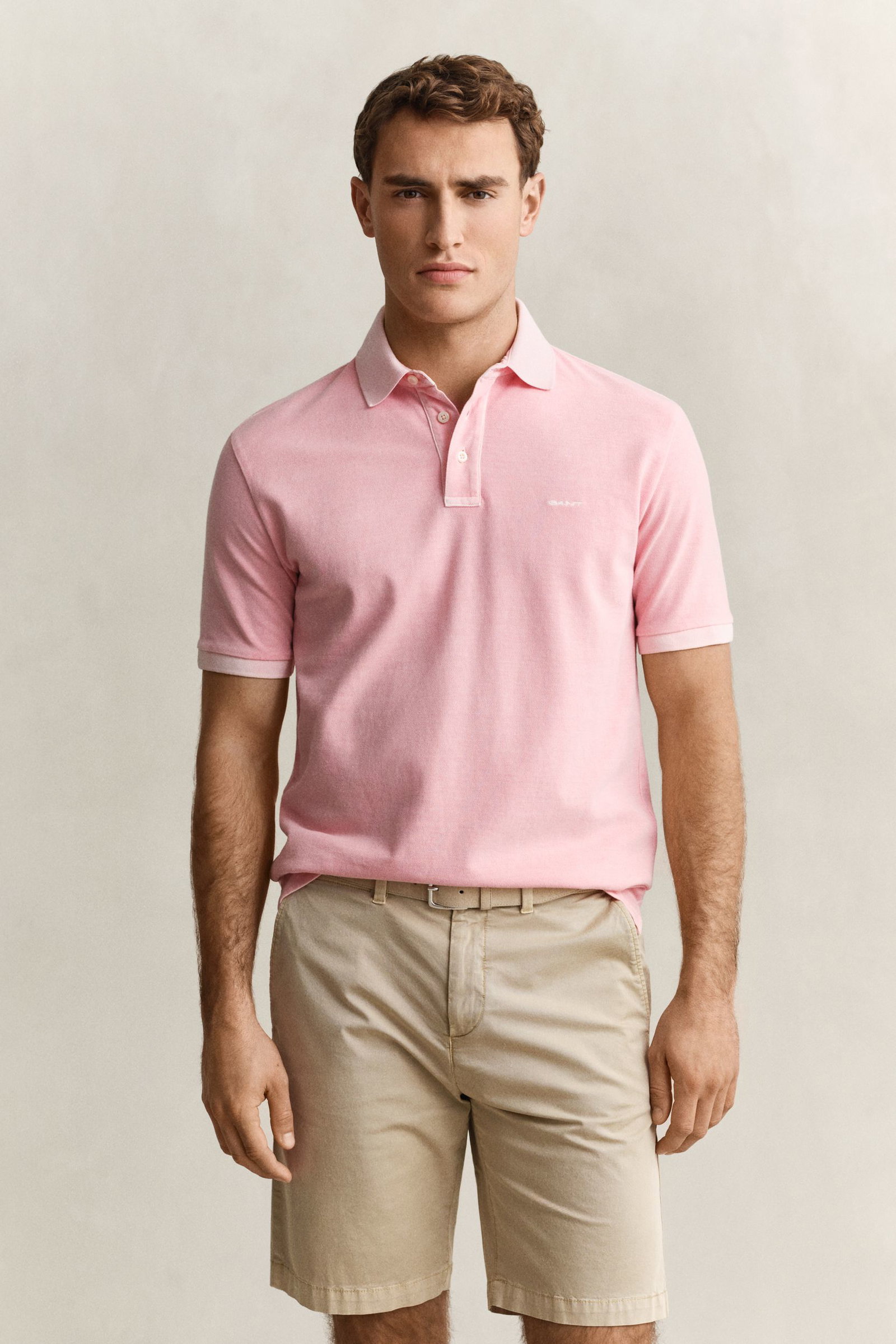 Gant |  Gant Poloshirt Sunfaded Piqué | M | bubbelgum pink