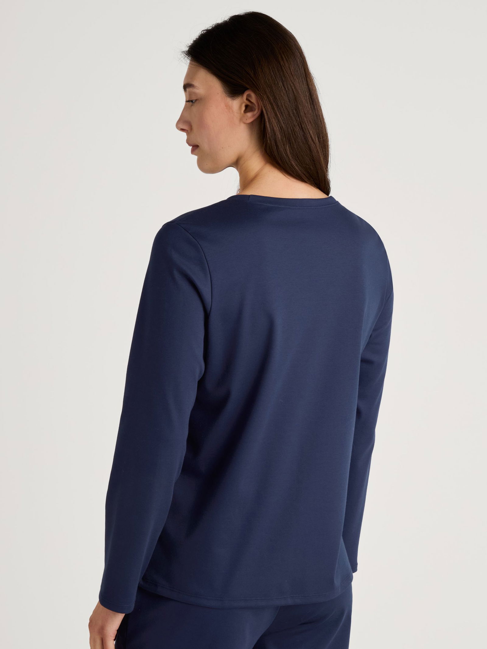 Calida |  DAMEN Shirt langarm, pearl blush | L | peacoat blue