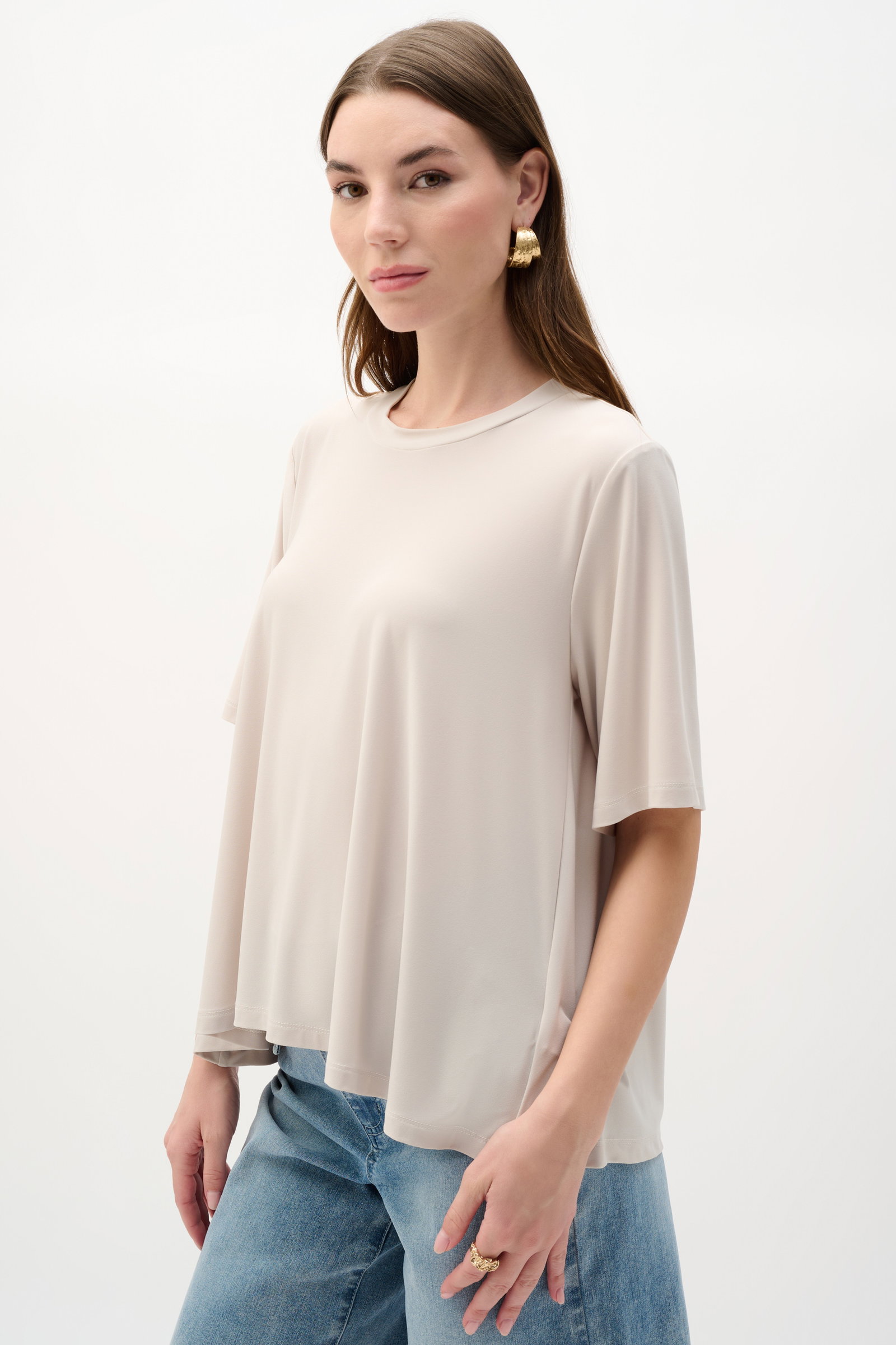 Joseph Ribkoff Shirt T-Shirt Trapez-Top aus Silky Knit #2