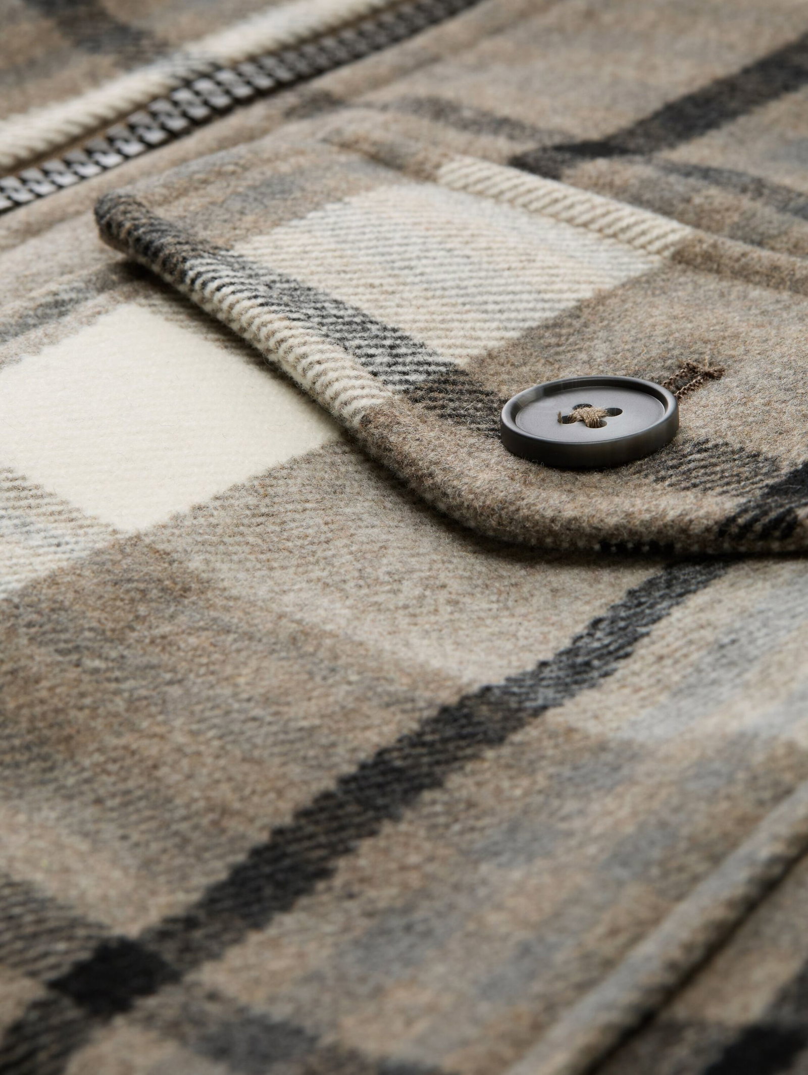 Tom Tailor |  Tom Tailor Hemd Regular Fit  | XL | grey beige melange big check