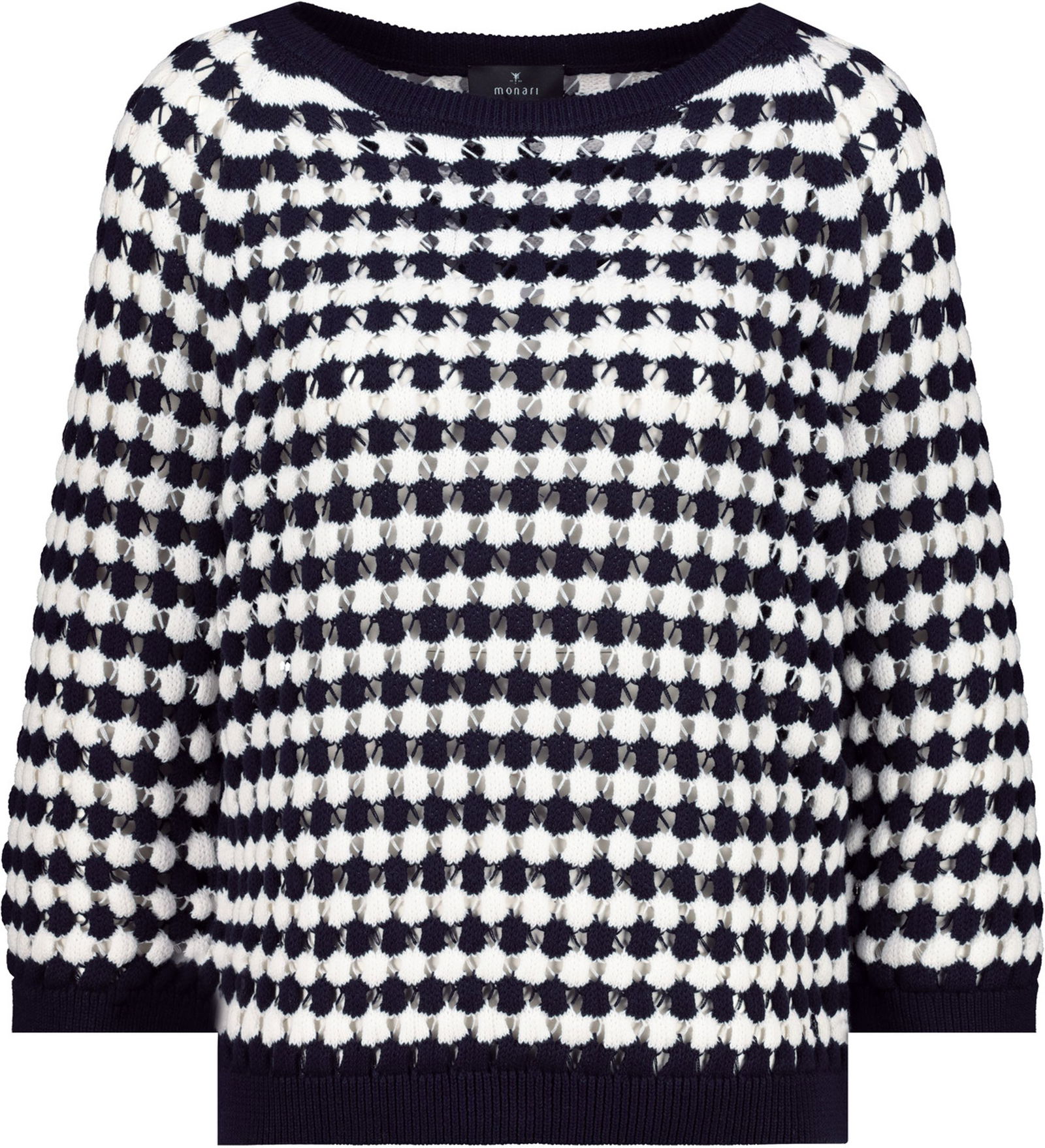 Monari | Monari Pullover | 40 | deep ocean ringel