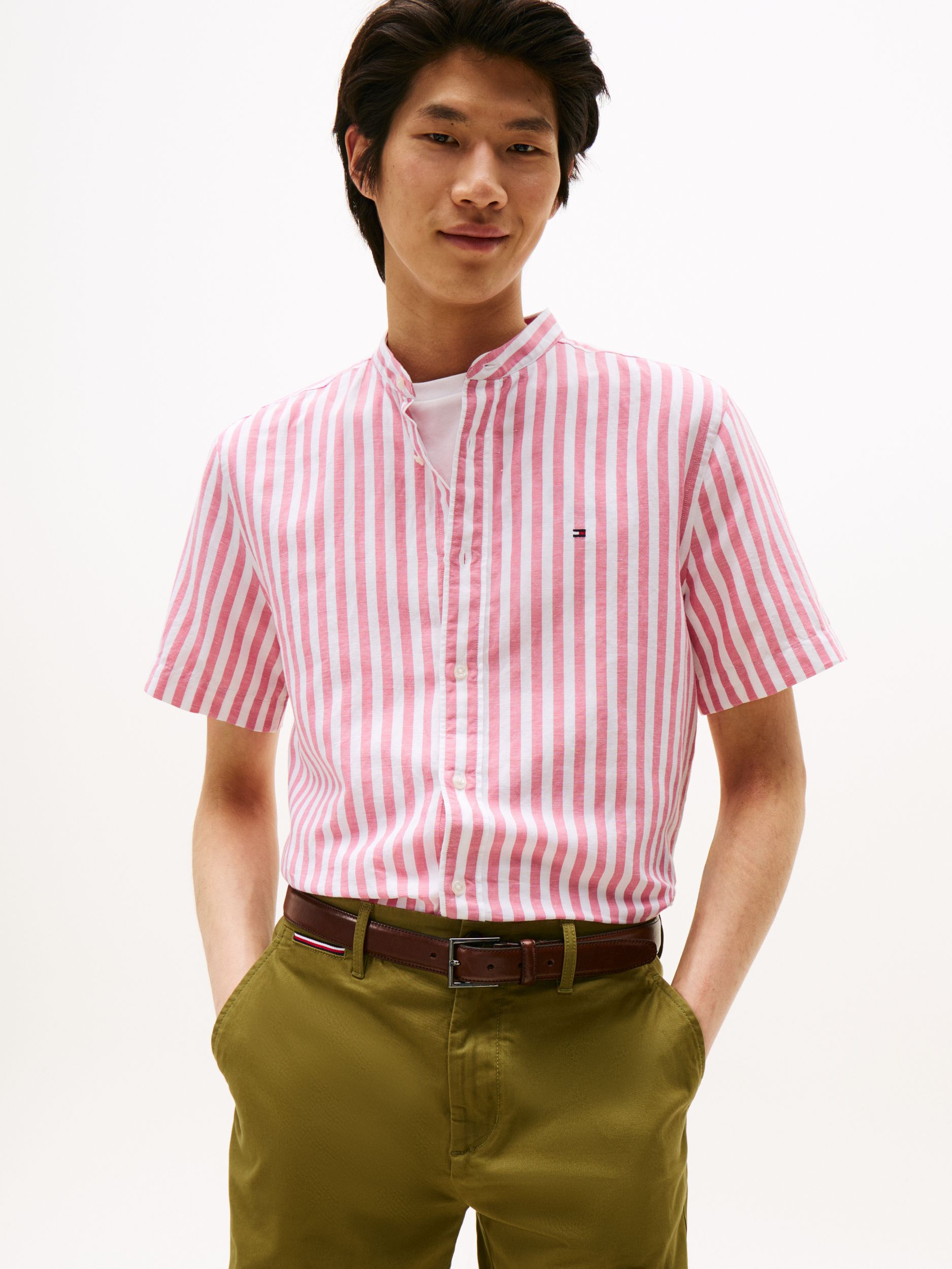 Tommy Hilfiger |  Tommy Hilfiger Hemd Regular Fit  | XXXL | classic ithaka stp light pink