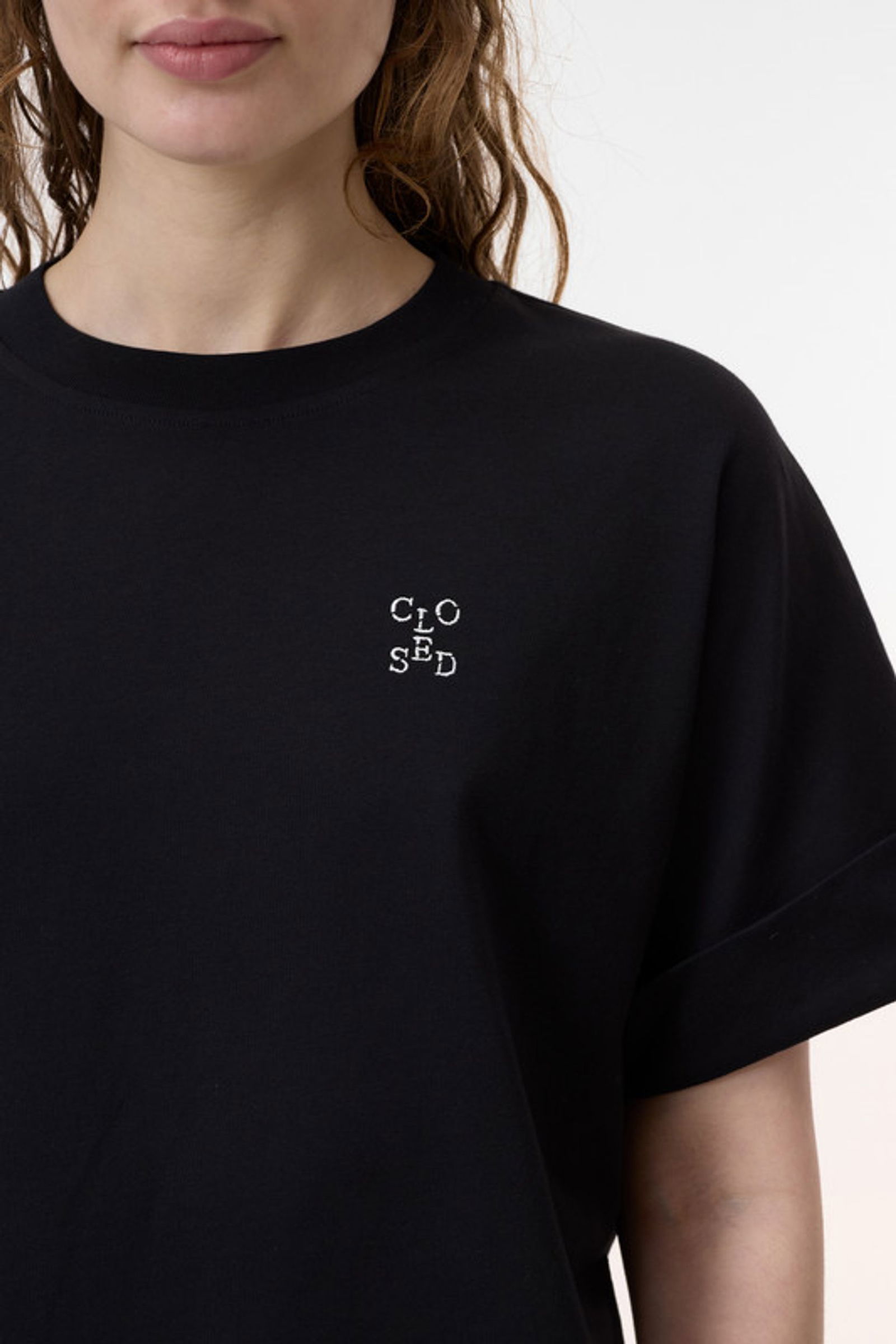 Closed |  Closed T-Shirt mit Logo | M | schwarz
