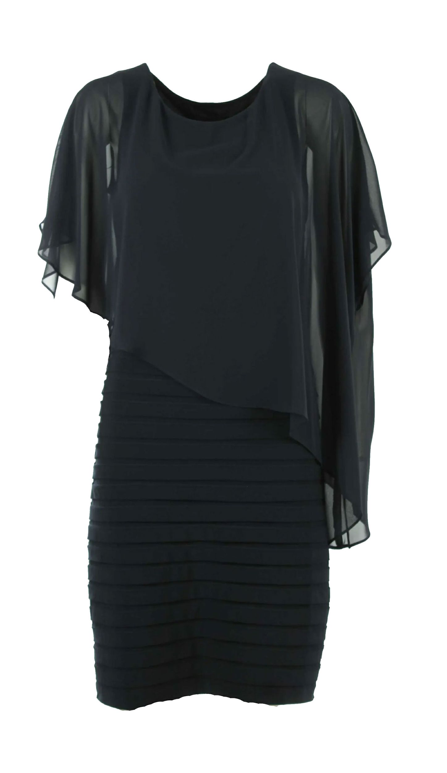  |  Kleid kurz Basic festlich | 42 | dunkelblau