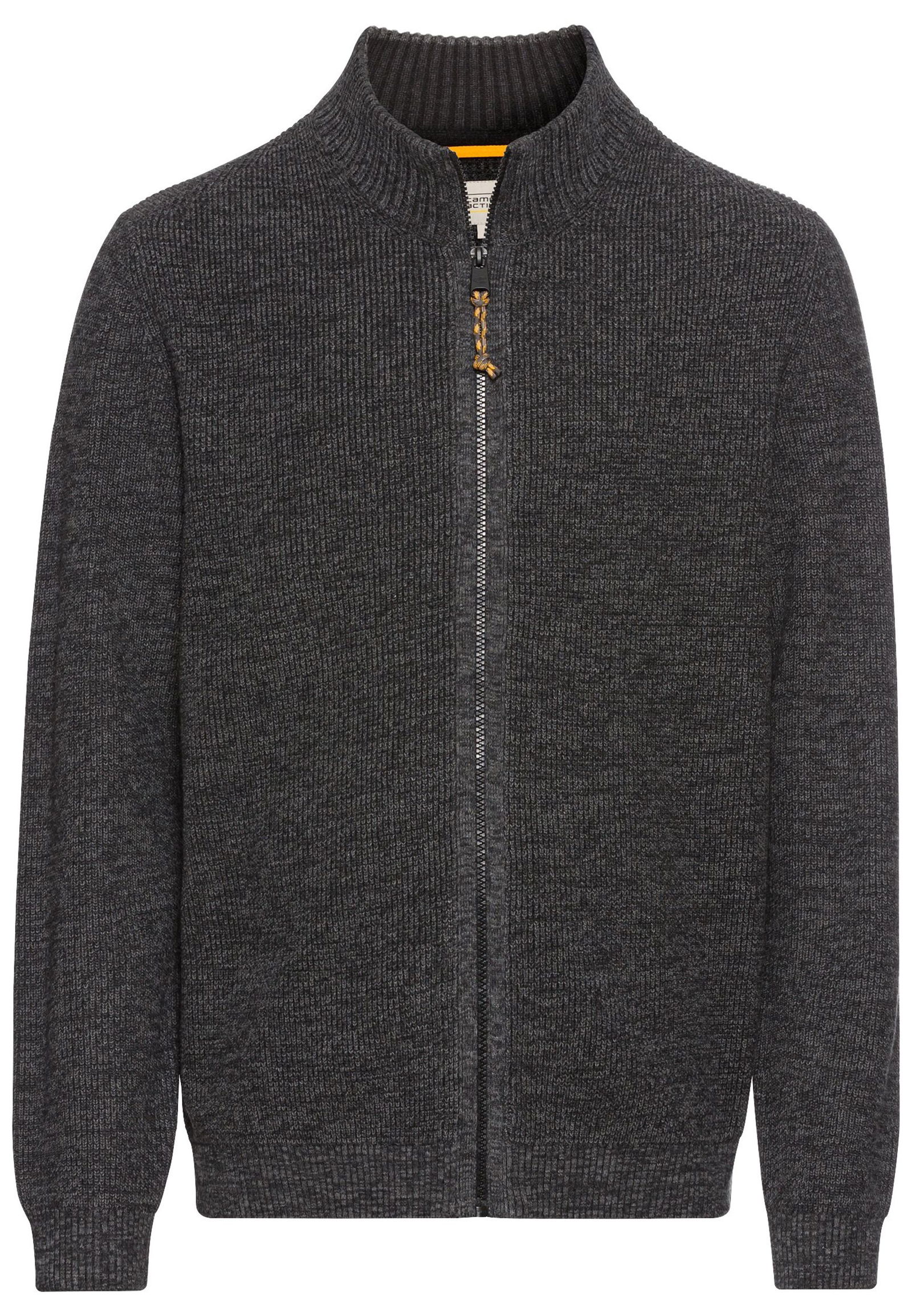 Camel Active |  Camel Active Strickjacke | Cardigan  | M | asphalt
