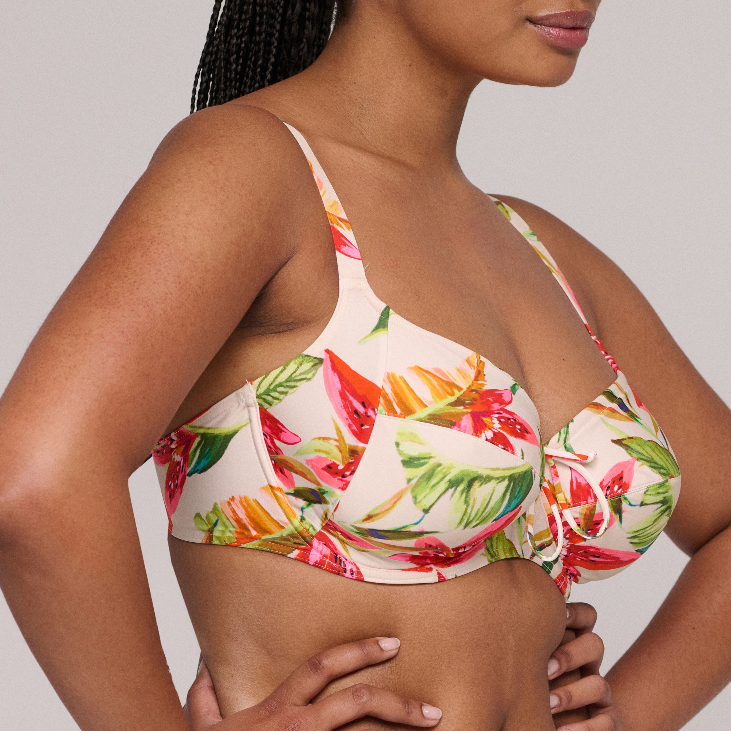 PrimaDonna |  TANZANIA Calm tropics Vollschalen Bikini-Top | 80/F | calm tropics