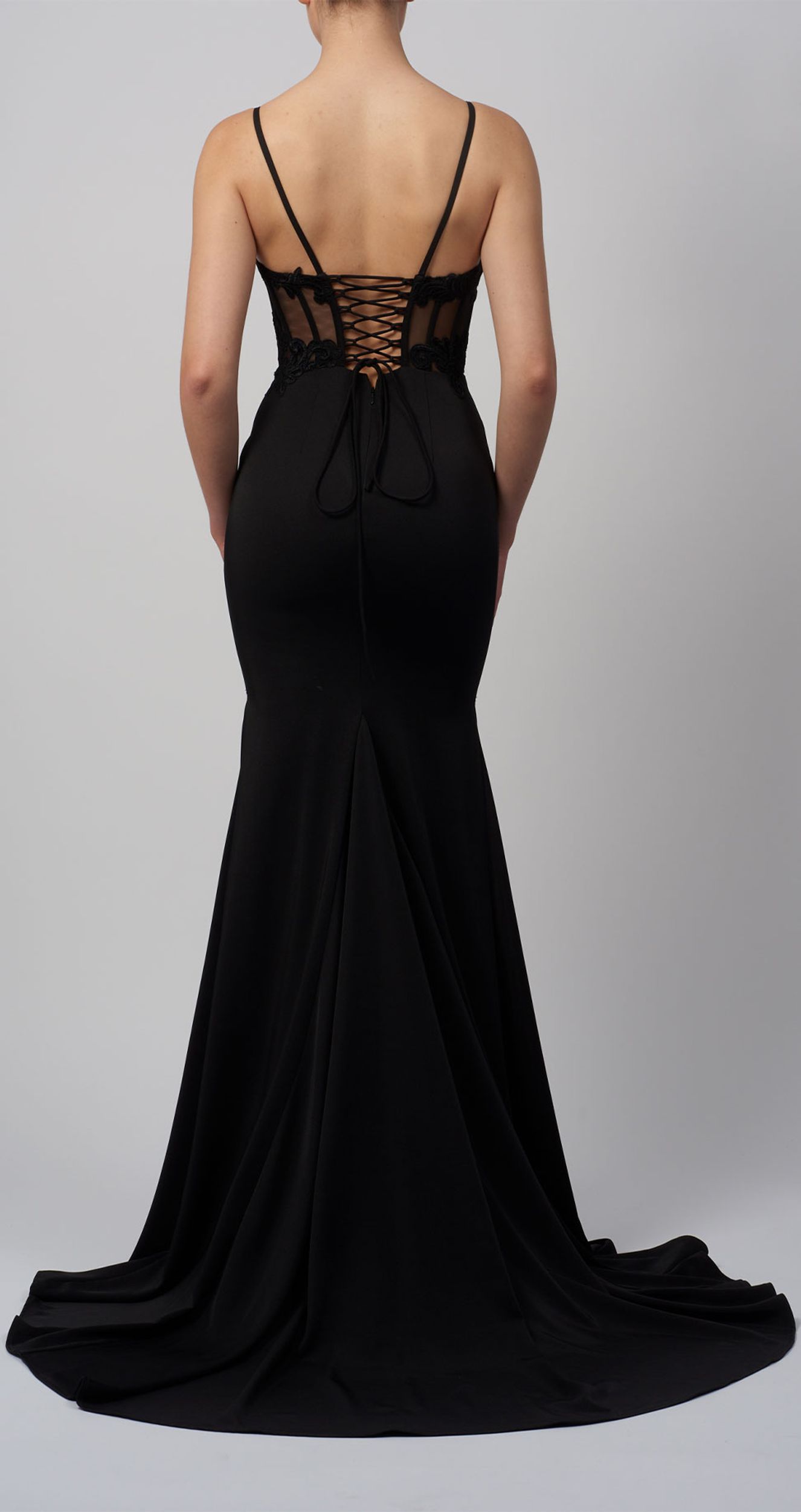 |  Kleid lang festlich | 40 | black