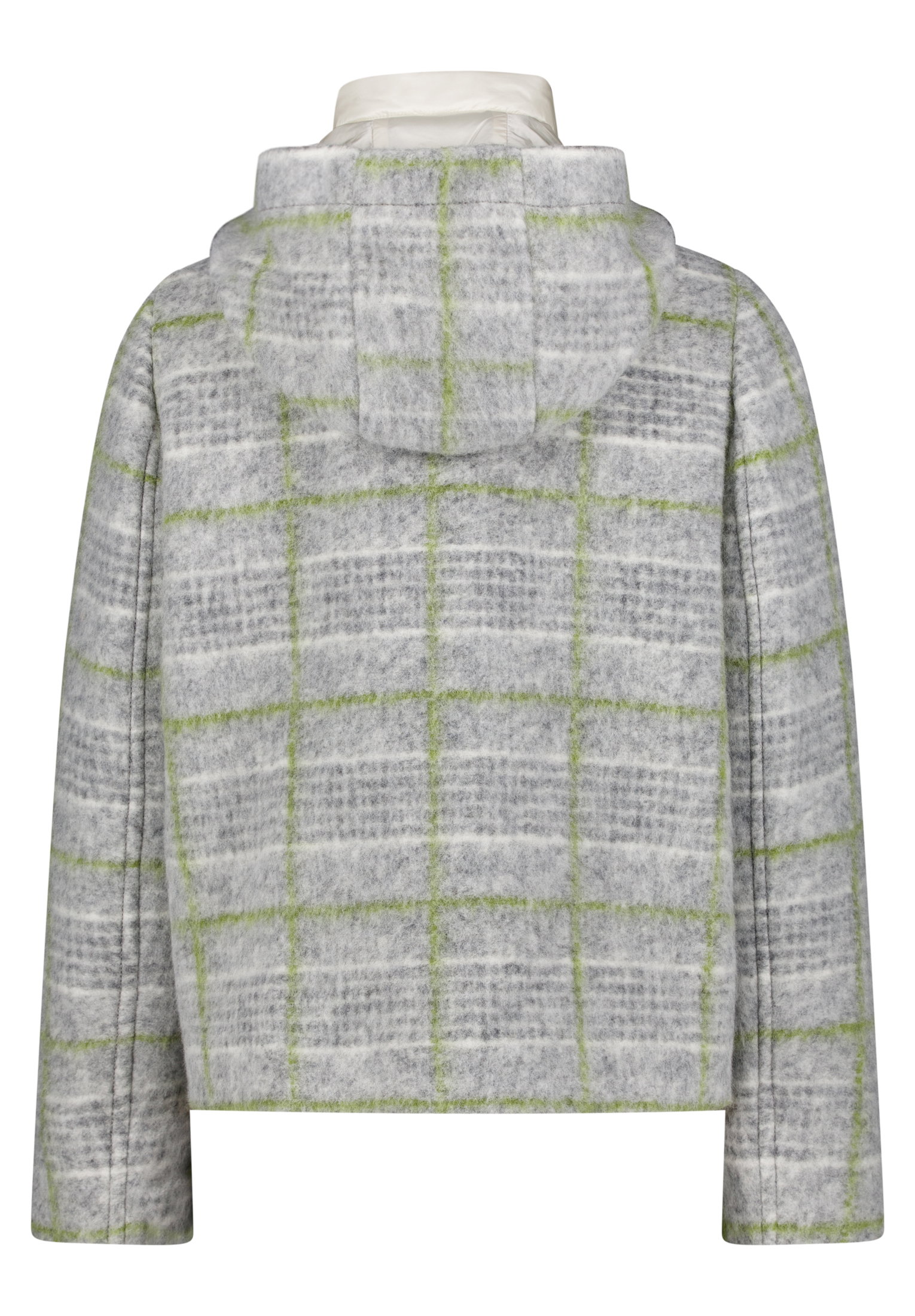 Jacke Wolle, Grey/Green #2