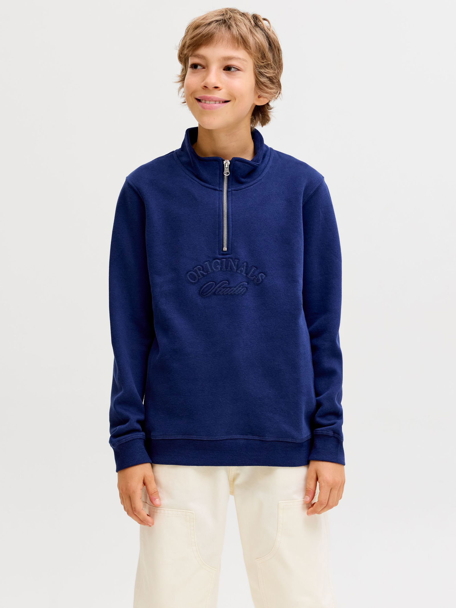 Jack&Jones |  JORBLEECKER BRANDING SWEAT HIGH N BF JNR | 152