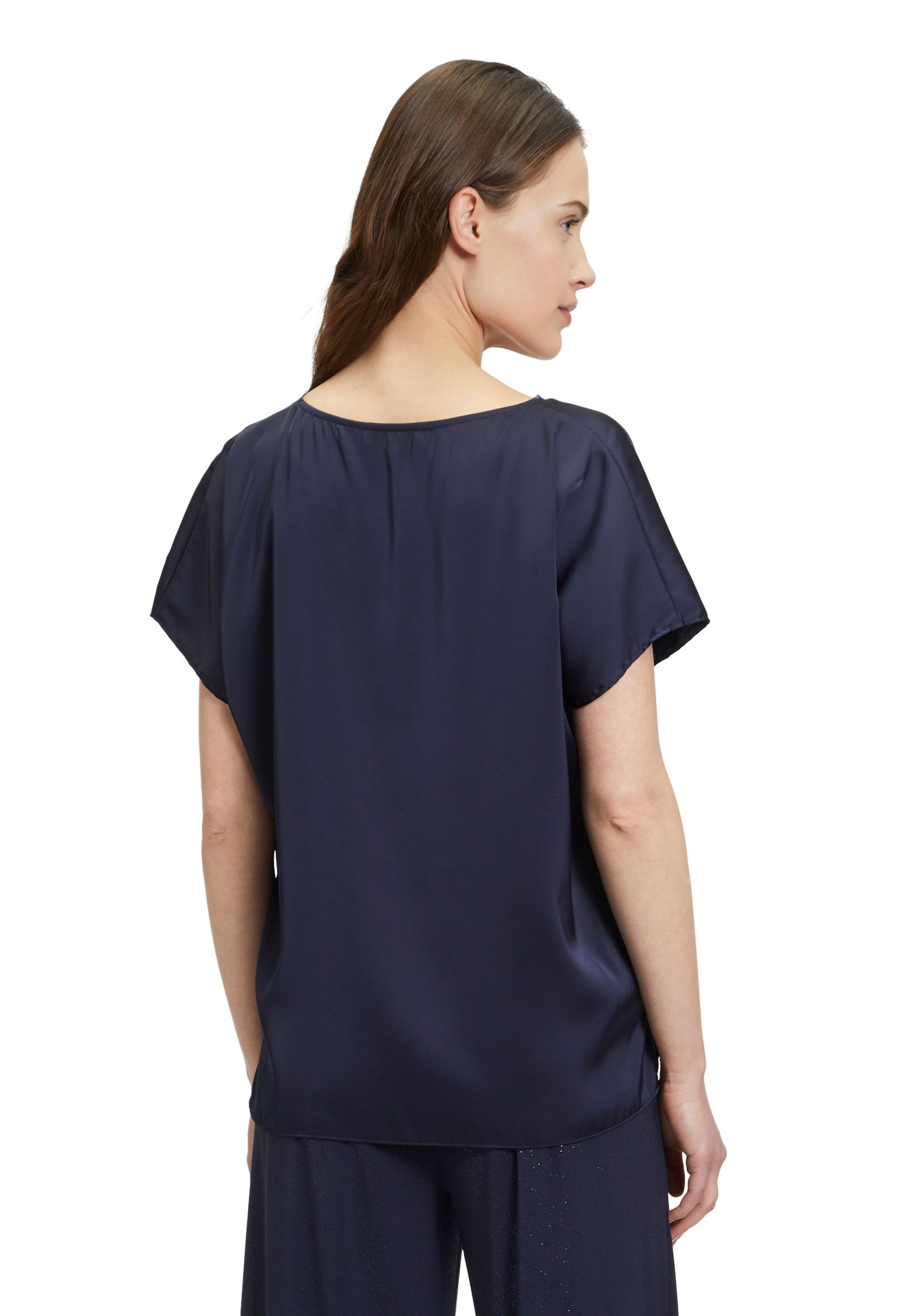 Satin-Bluse