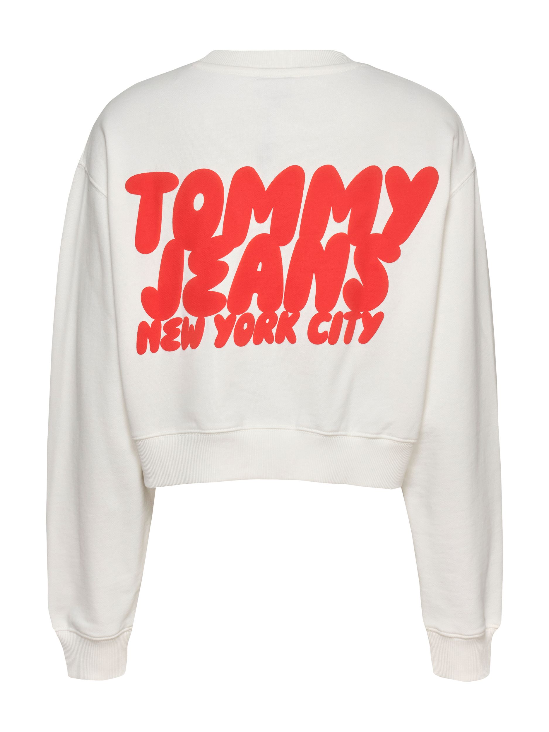 Tommy Jeans |  Tommy Jeans Sweatshirt  | S | ecru