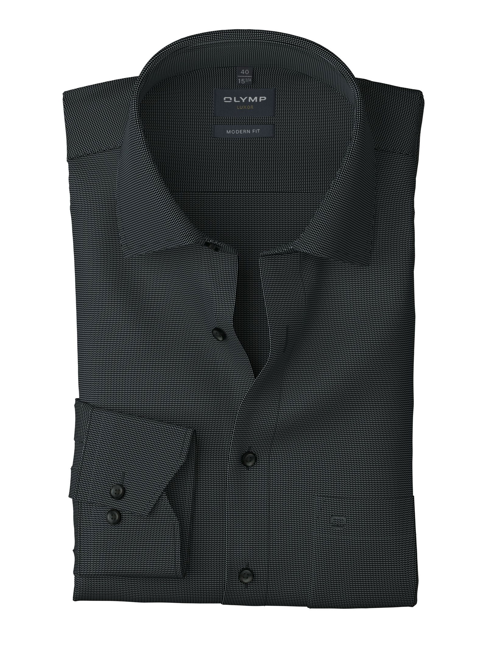 Olymp | Olymp Hemd Modern Fit | 43 | silbergrau