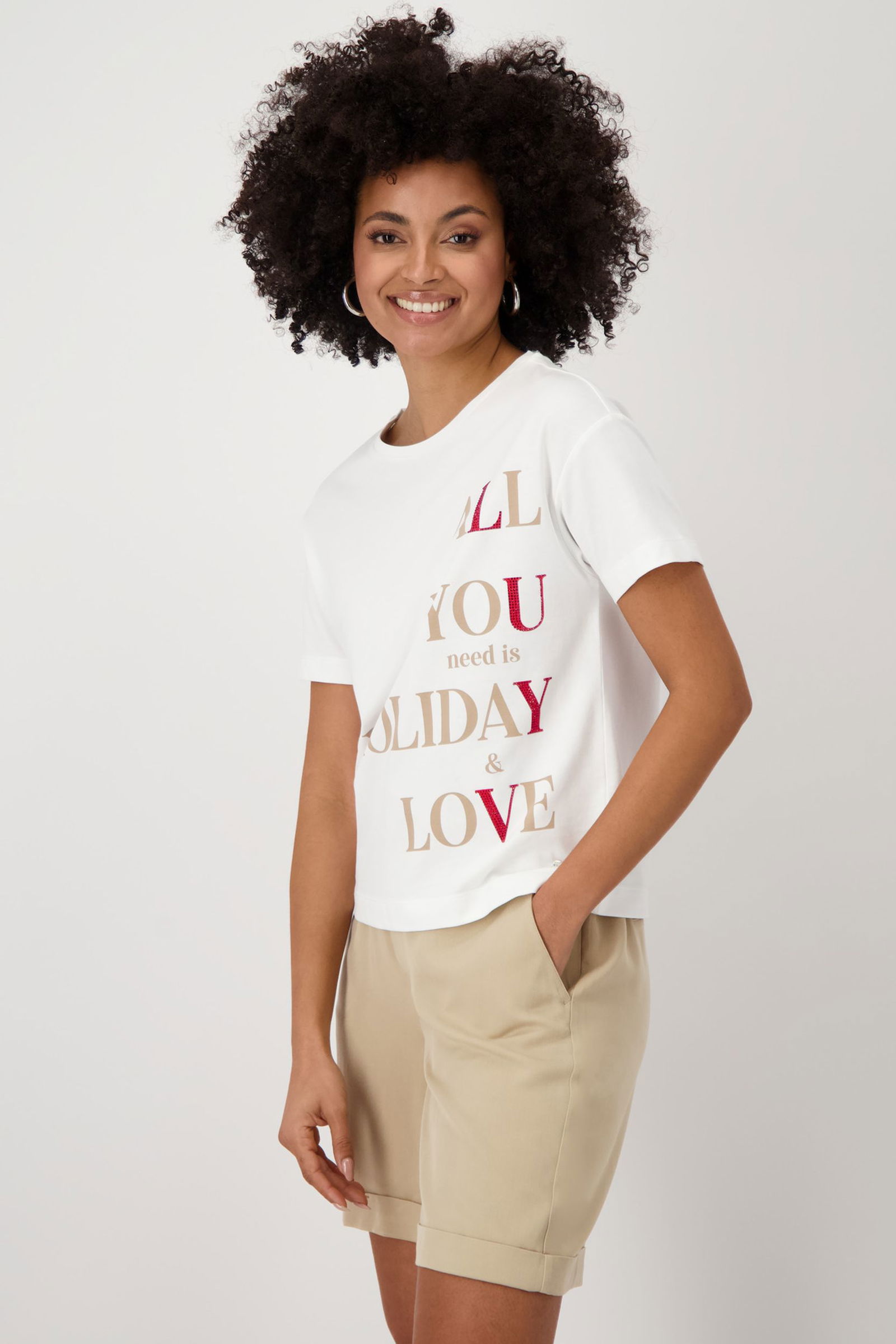 8236c55c178ebcc4e7c85786caafbbee Monari | T-Shirt, cream | 40