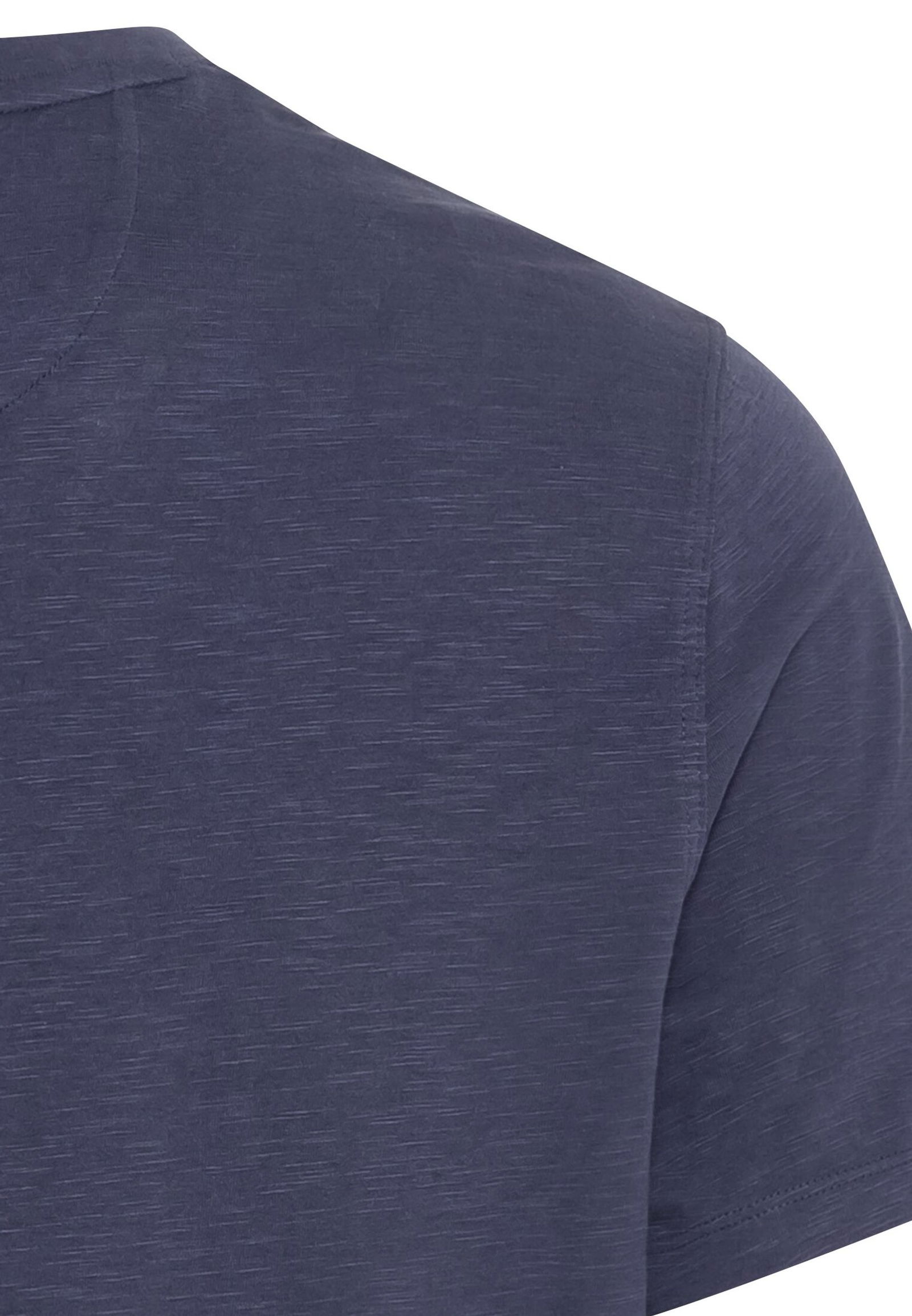 Camel Active Kurzarm Henleyshirt aus reiner Baumwolle