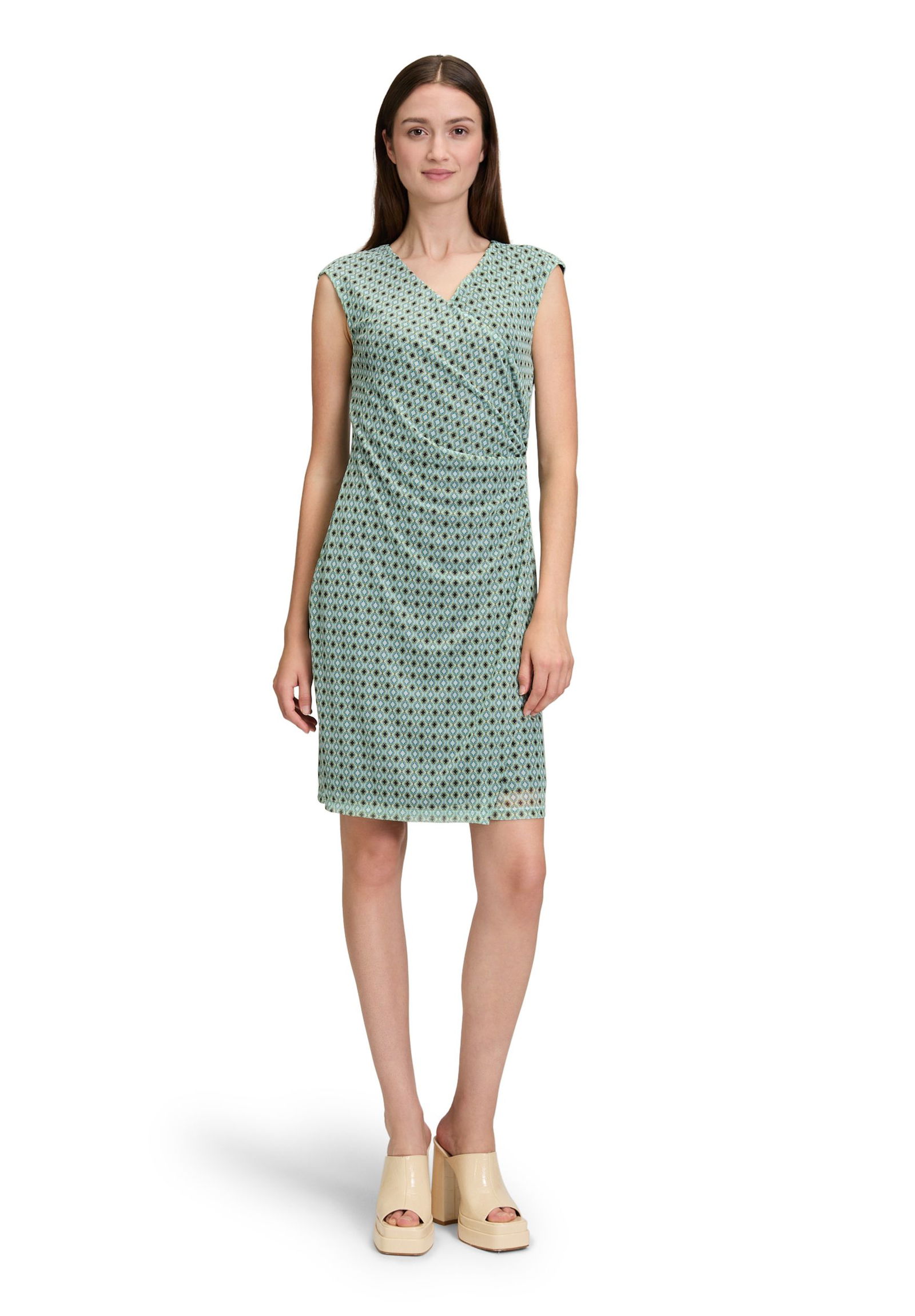  |  Kleid Kurz ohne Arm, Green/Blue | 44 | green/blue